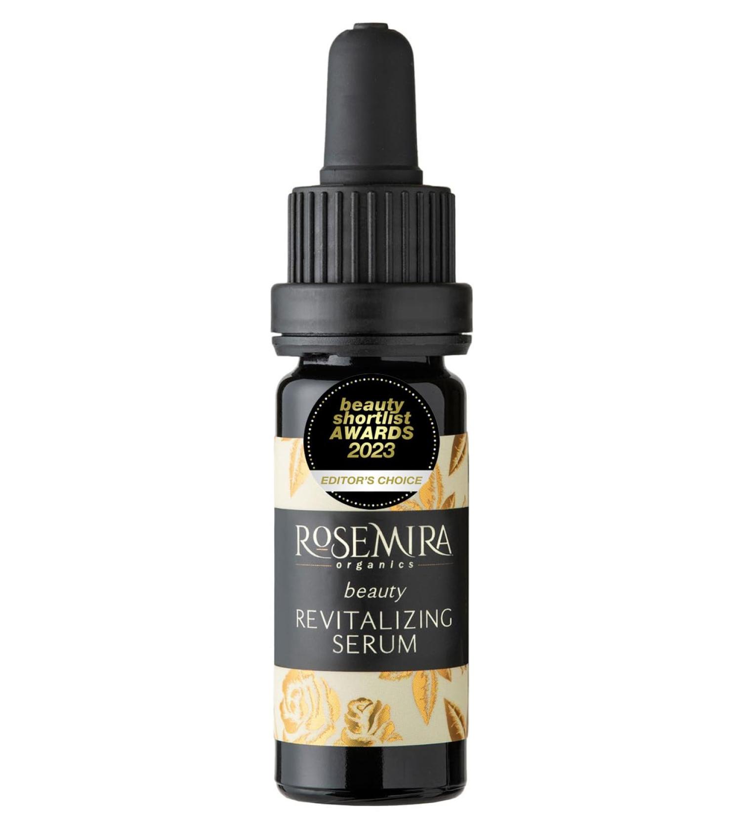 Organic Face Serum with Rose Essential Oil - For Rosacea and Mature Skin - Beauty Revitalizing Serum - 1 Month Supply - Made in USA - Buy Online on GoSupps.com
