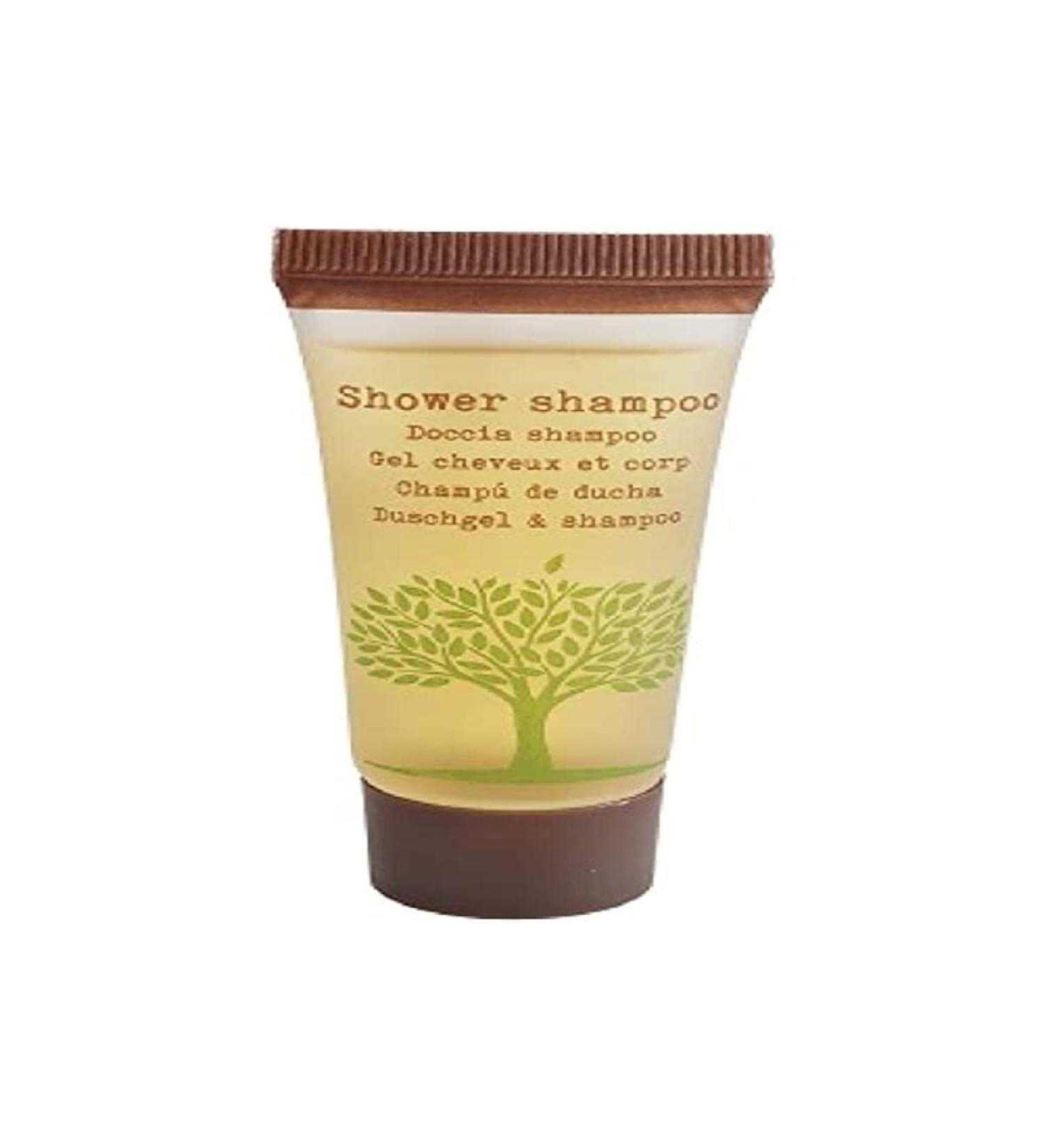 LEONE Lot of 50 shampoo shower tubes, nature courtesy line, 25 ml, 1250 ml