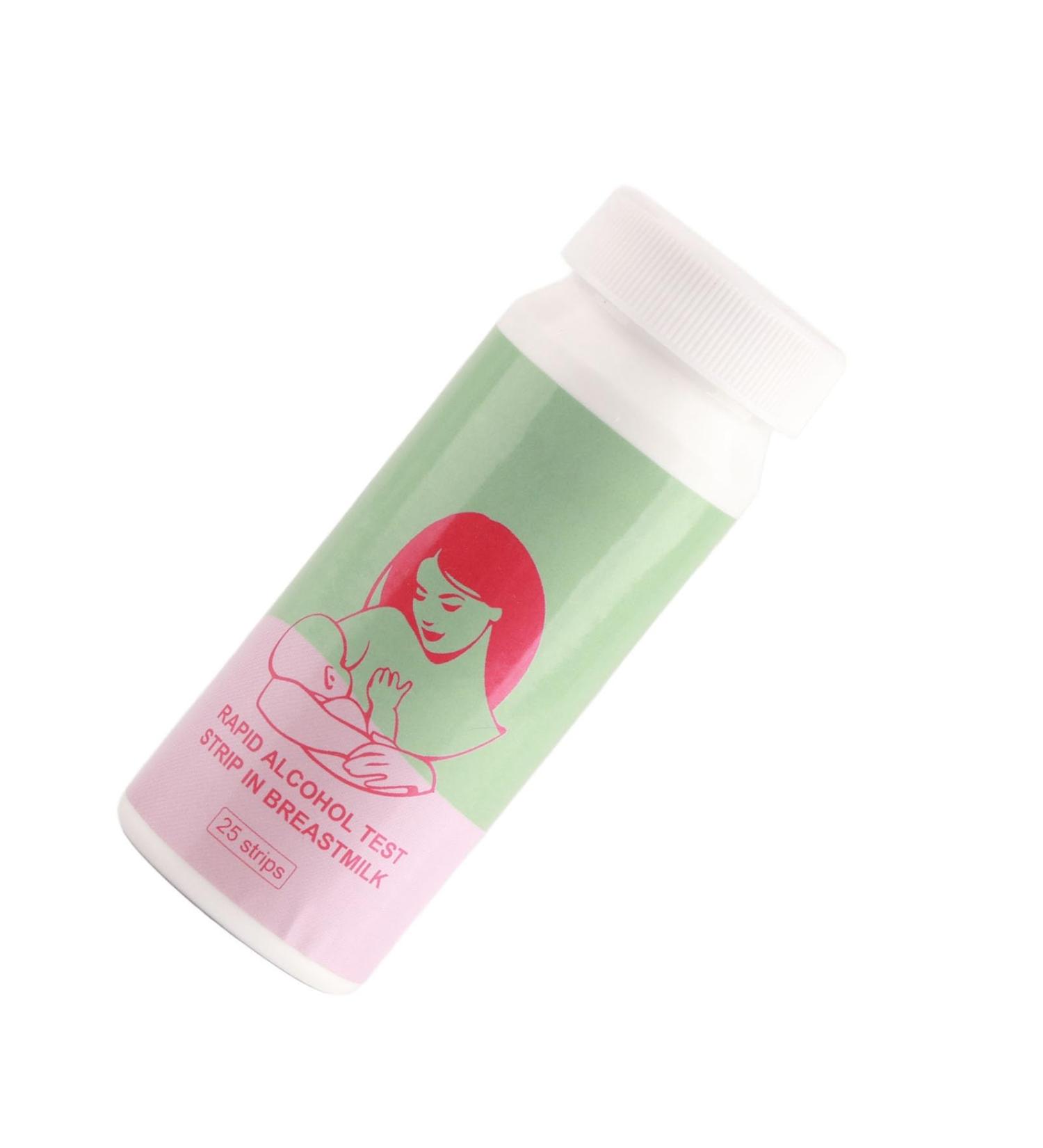 25 Alcohol Breast Milk Test Strips - Quick 120s Results for Safe Breastfeeding - International Shipping - Buy Online on GoSupps.com