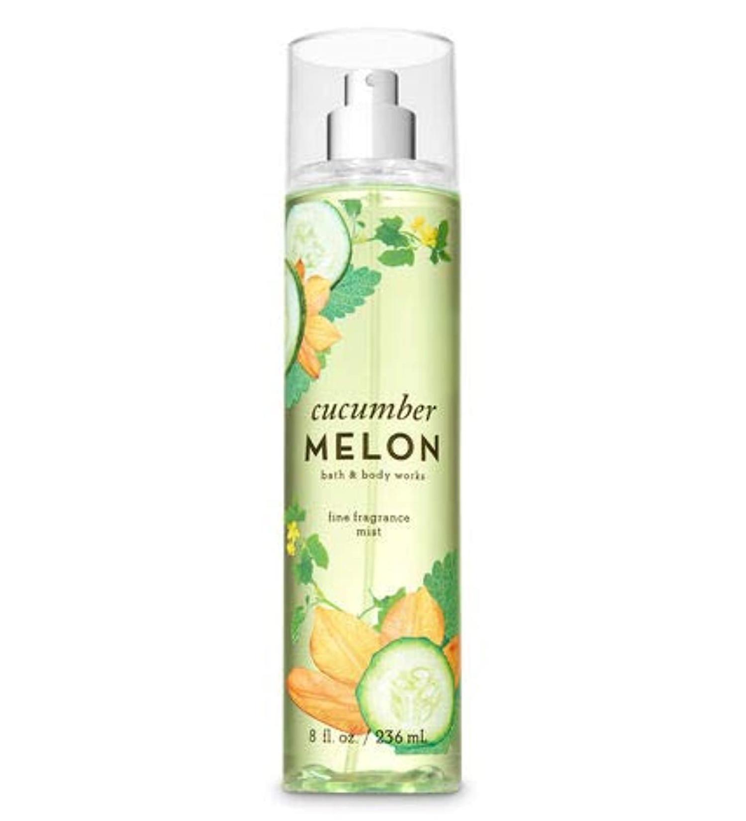 Bath & Body Works Cucumber Melon Fine Fragrance Mist 8oz - Refreshing Scent - Buy Online on GoSupps.com
