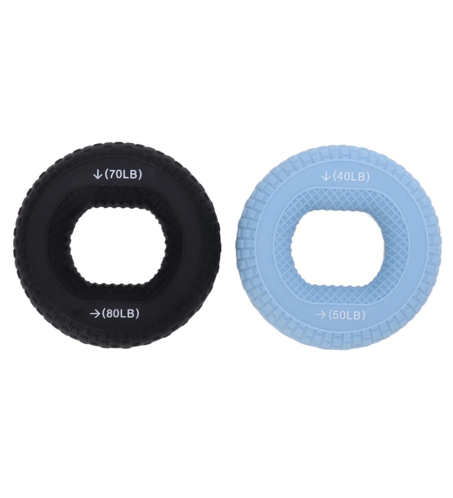 Hand Exerciser Grip Strength Trainer Ring - Silicone Strengthener for Rock Climbing & Rehabilitation - Buy Online on GoSupps.com