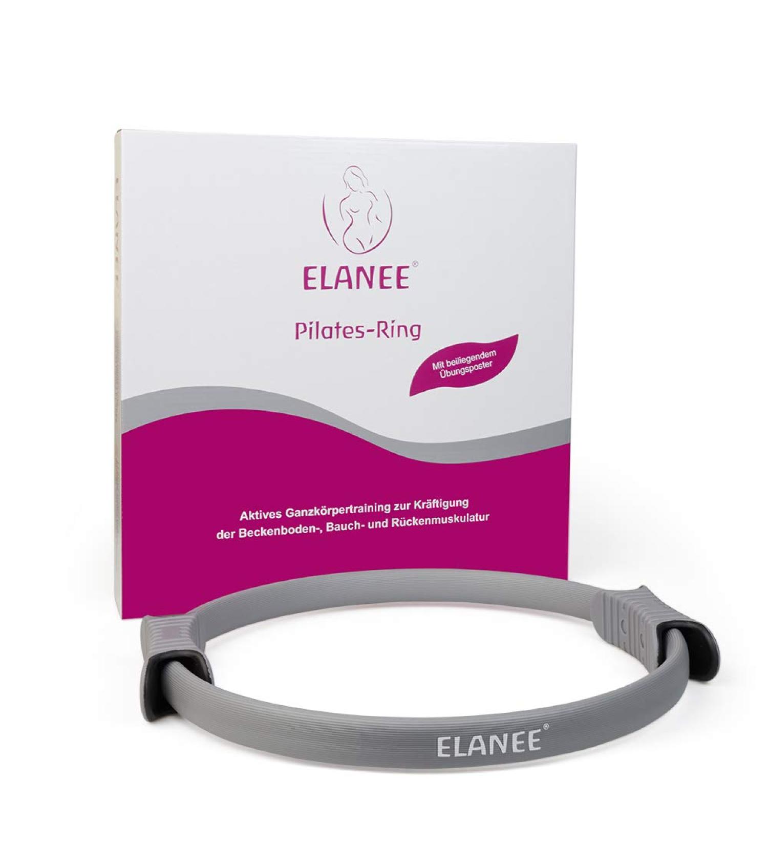 Elanee Pilates Ring - Strengthen Pelvic Floor Abs & Back Muscles | Non-Slip Grip & Practice Poster | International Shipping - Buy Online on GoSupps.com