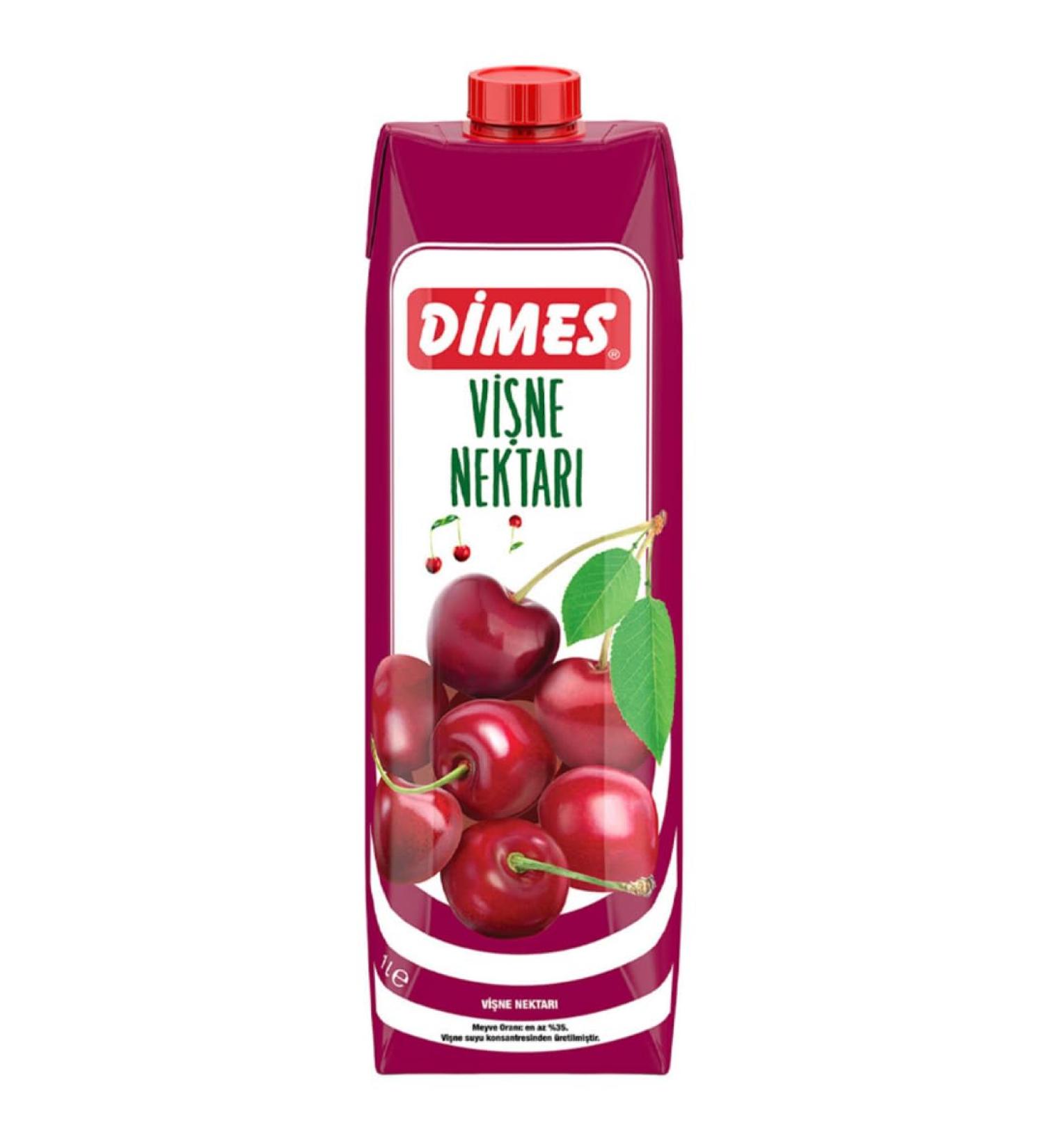 Dimes Sour Cherry Juice fruit juice 1000 Mililiter - Buy Online on GoSupps.com