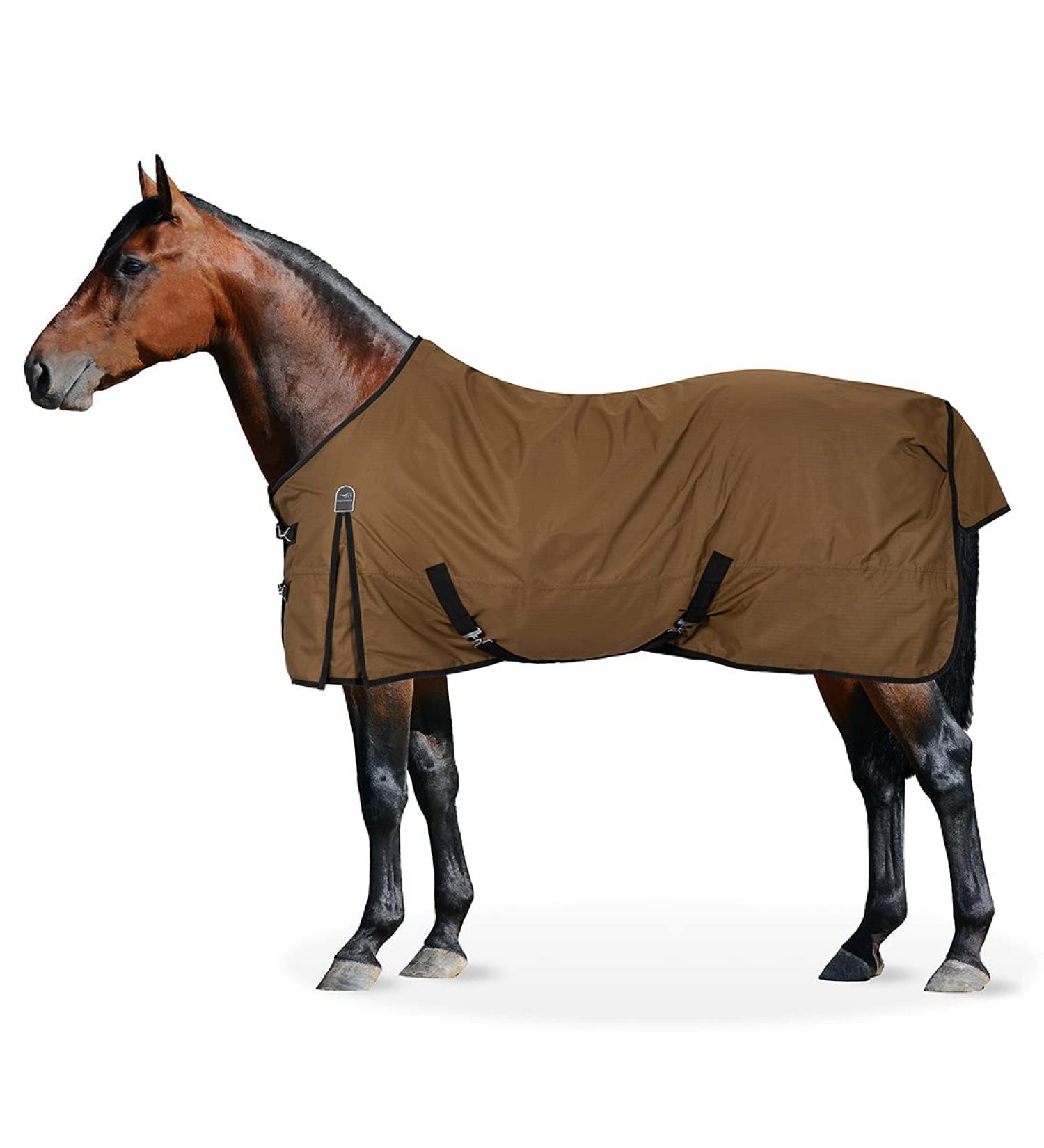 Equinate Rain Blanket Springfield Turnout Blanket with Fleece 145cm Bronze Bronze 145cm