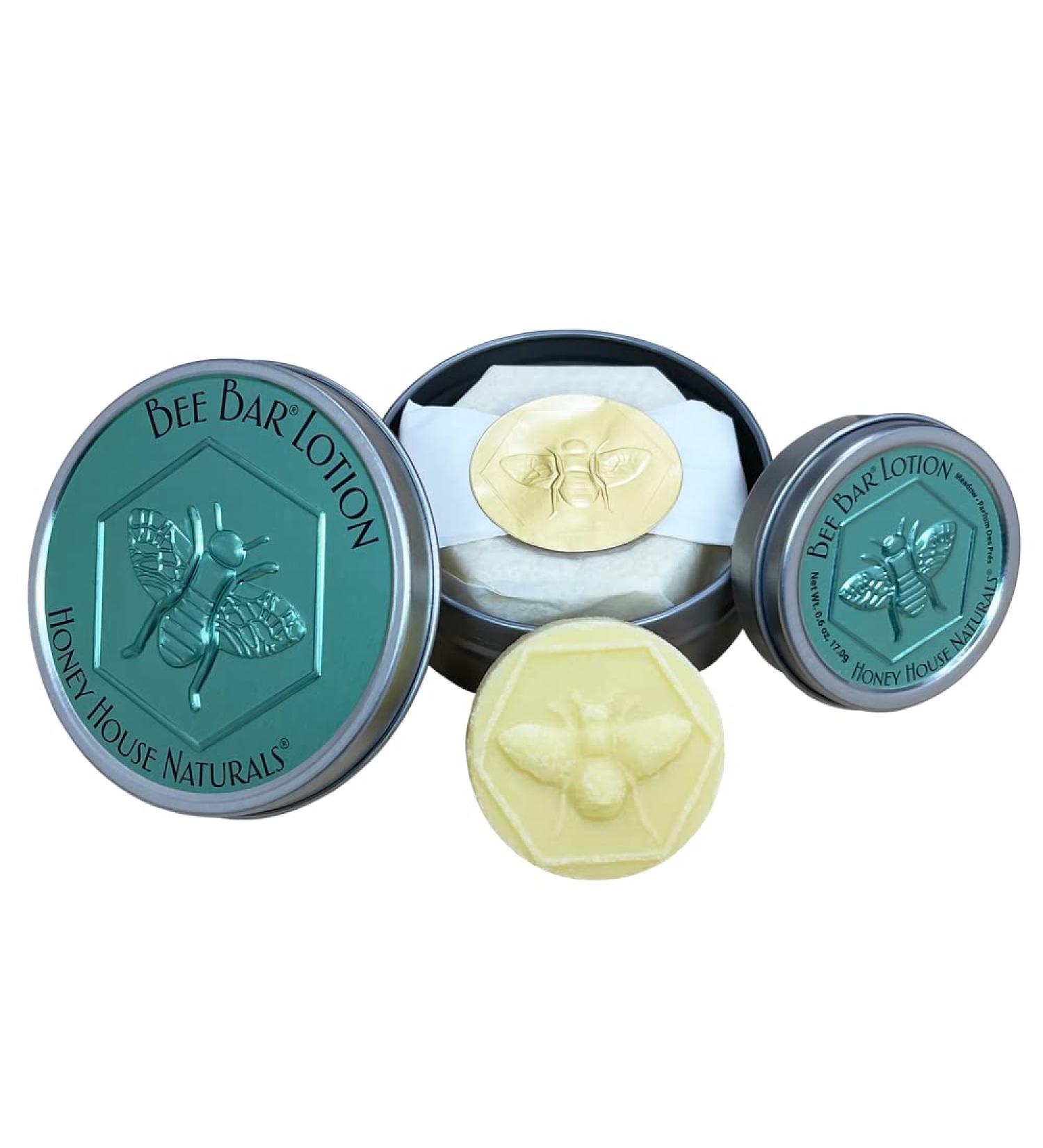 Honey House Naturals Large and Small Bee Bar Duo (Peppermint) - Buy Online on GoSupps.com