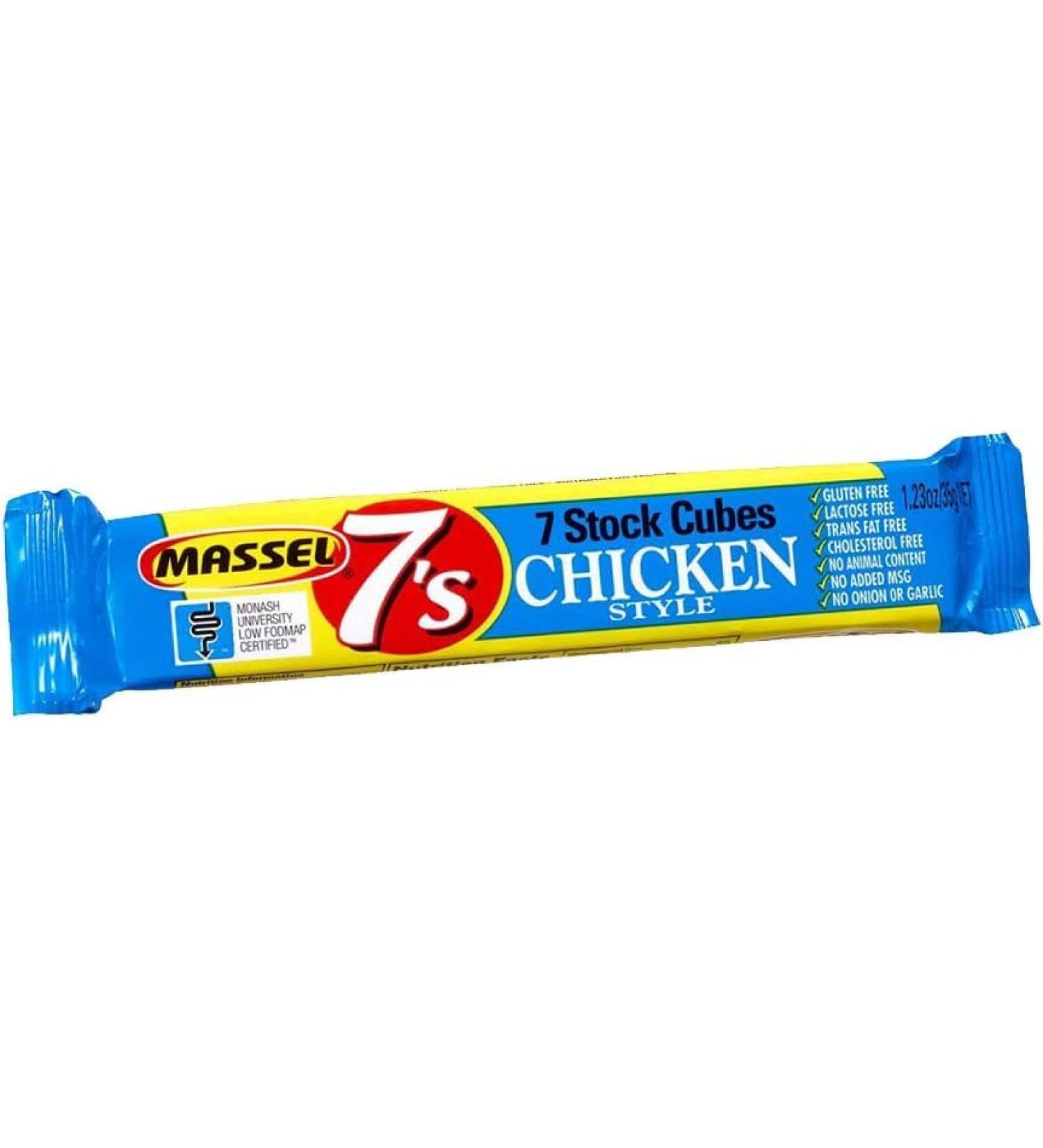  Massel Massel 7's Vegan Stock Cubes - Gluten Free Chicken Stock Flavor - 35g Pack of 30 Stock Cubes - Buy Online on GoSupps.com