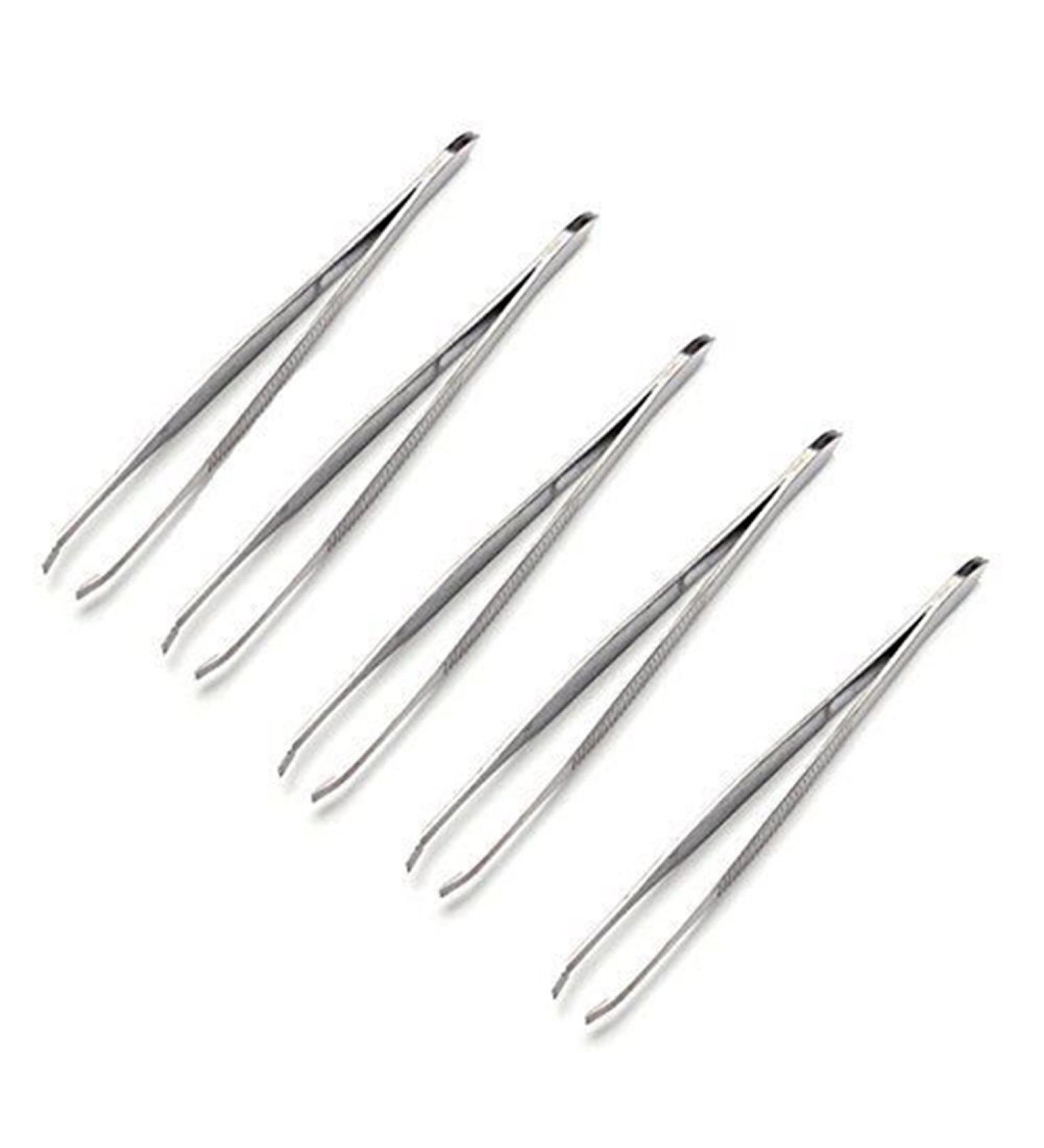 ghfashion 5pcs Women Eyebrow Face Nose Hair Clip Tweezers Remover Stainless Steel Multi