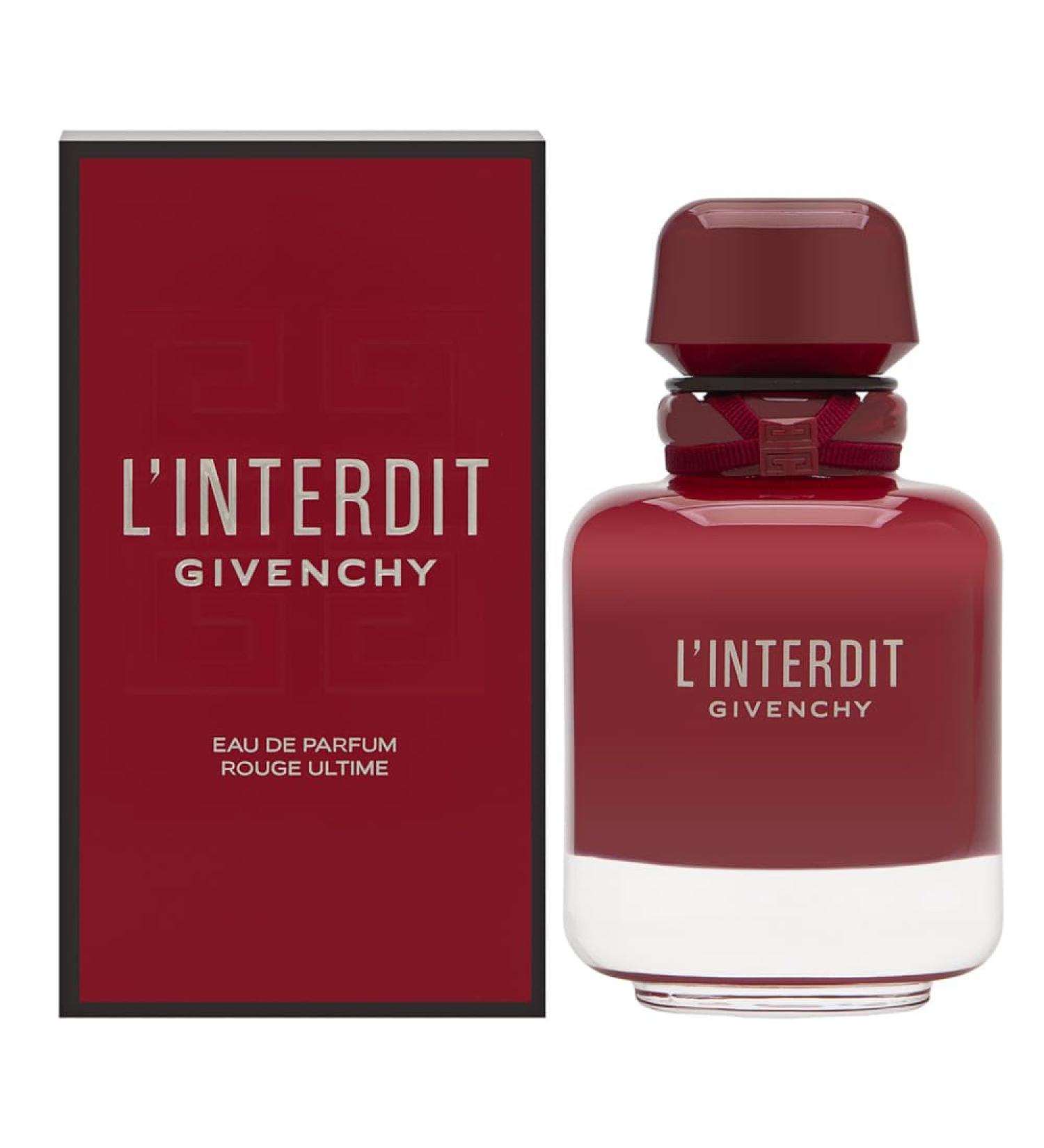 Givenchy L'interdit Rouge Ultime Eau De Parfum Spray for Women 2.7 Ounce