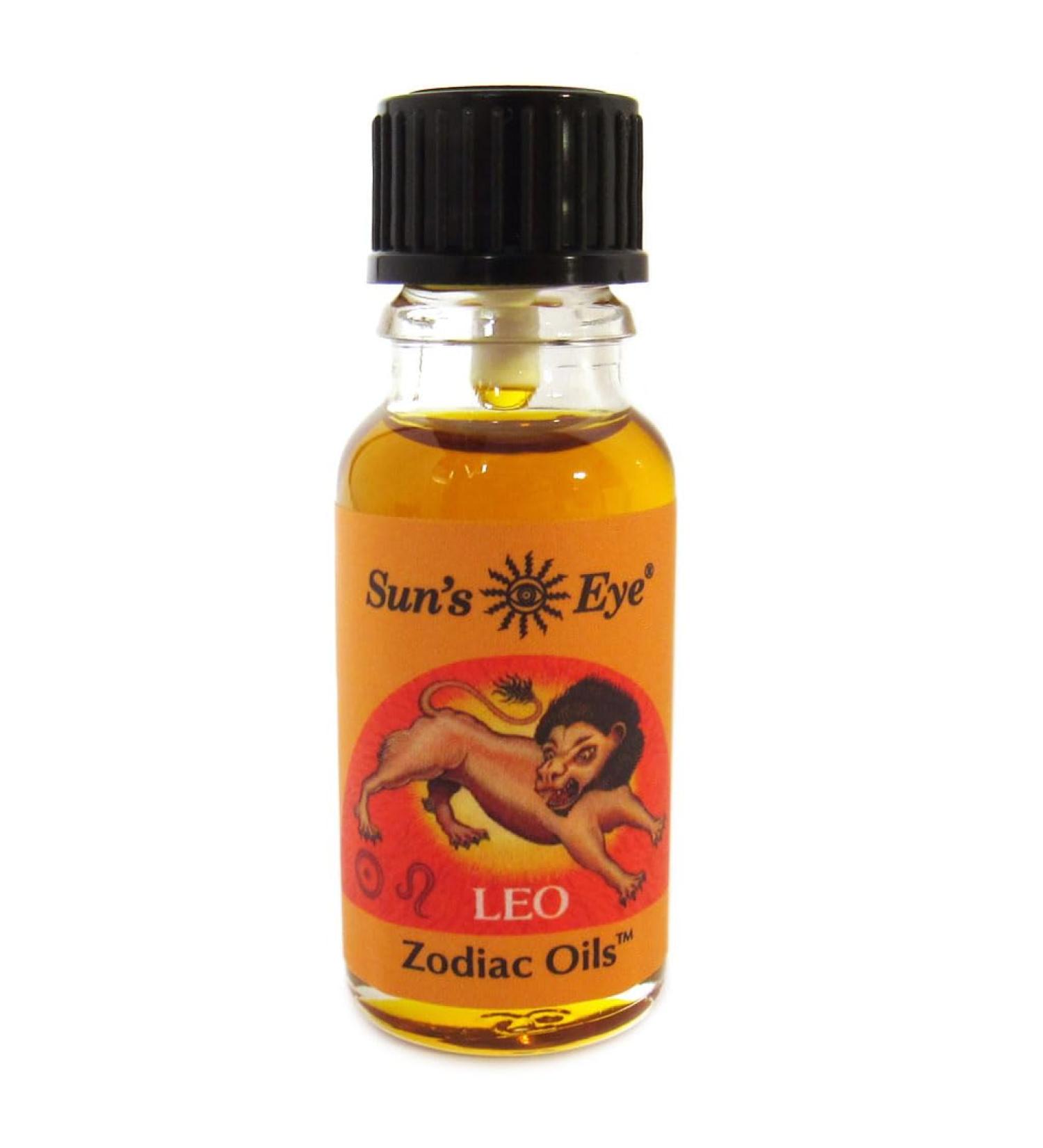 Leo Oil 1/2 oz Bottle Sun's Eye Zodiac Oils Frankincense and Citrus Orange
