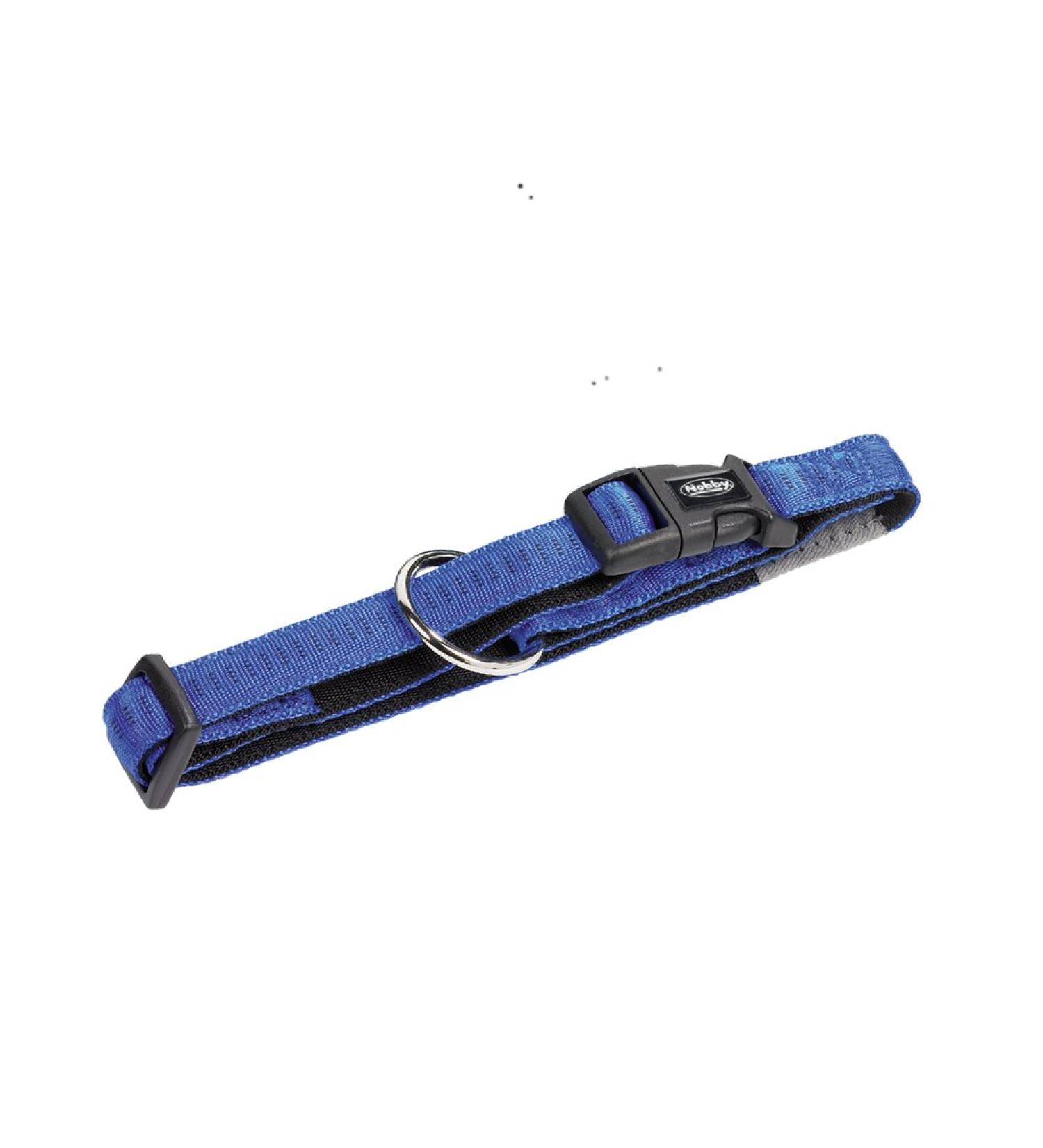 Nobby Soft Grip Collar - Blue Adjustable 50-65 cm 25 mm Width | Durable Pet Accessory for All Breeds - Buy Online on GoSupps.com