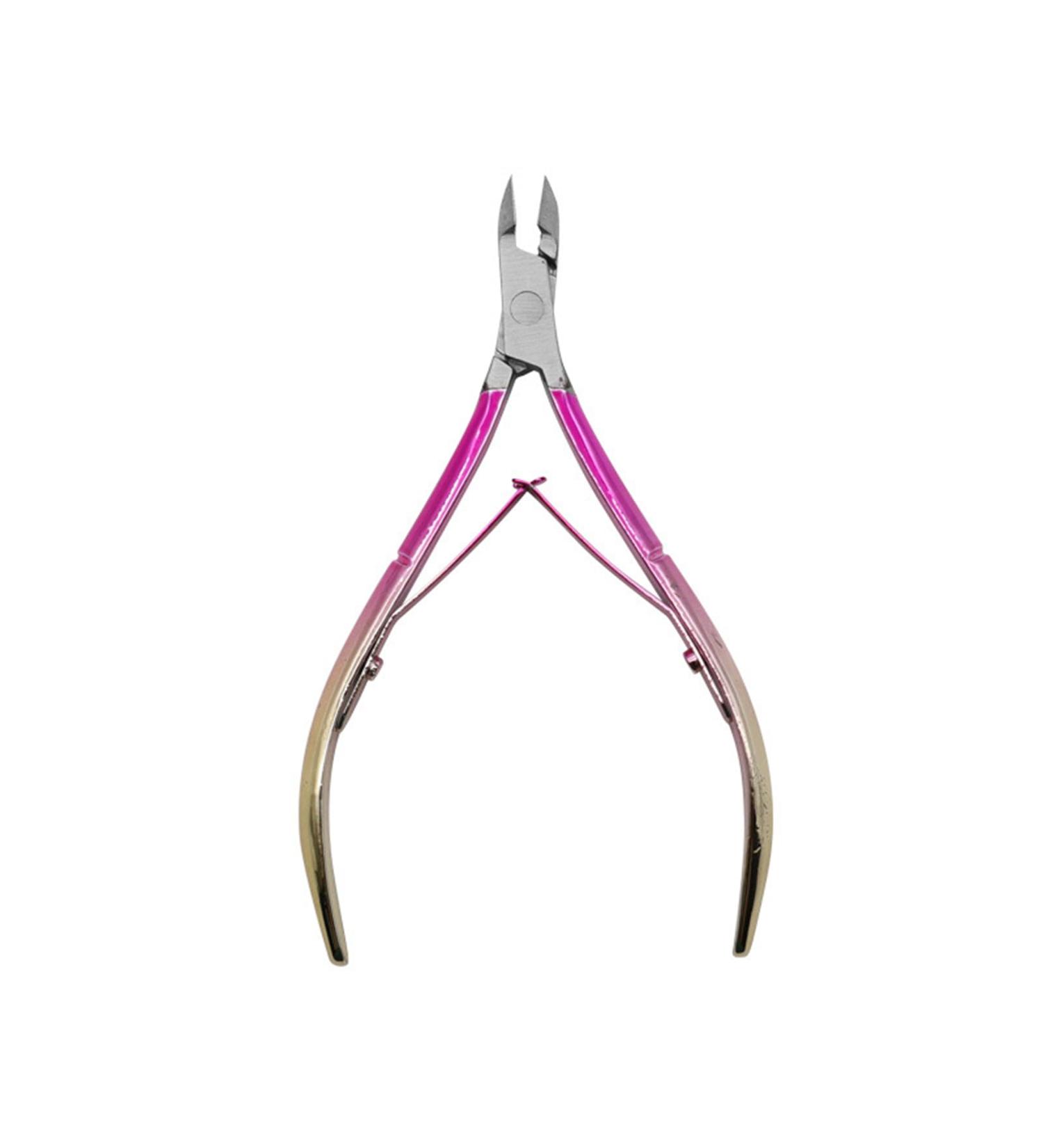Cuticle Nipper Scissors Stainless Steel Manicure Colorful Dead Skin Remover Pedicure EagleBeak Pliers Powdered Gold - Buy Online on GoSupps.com