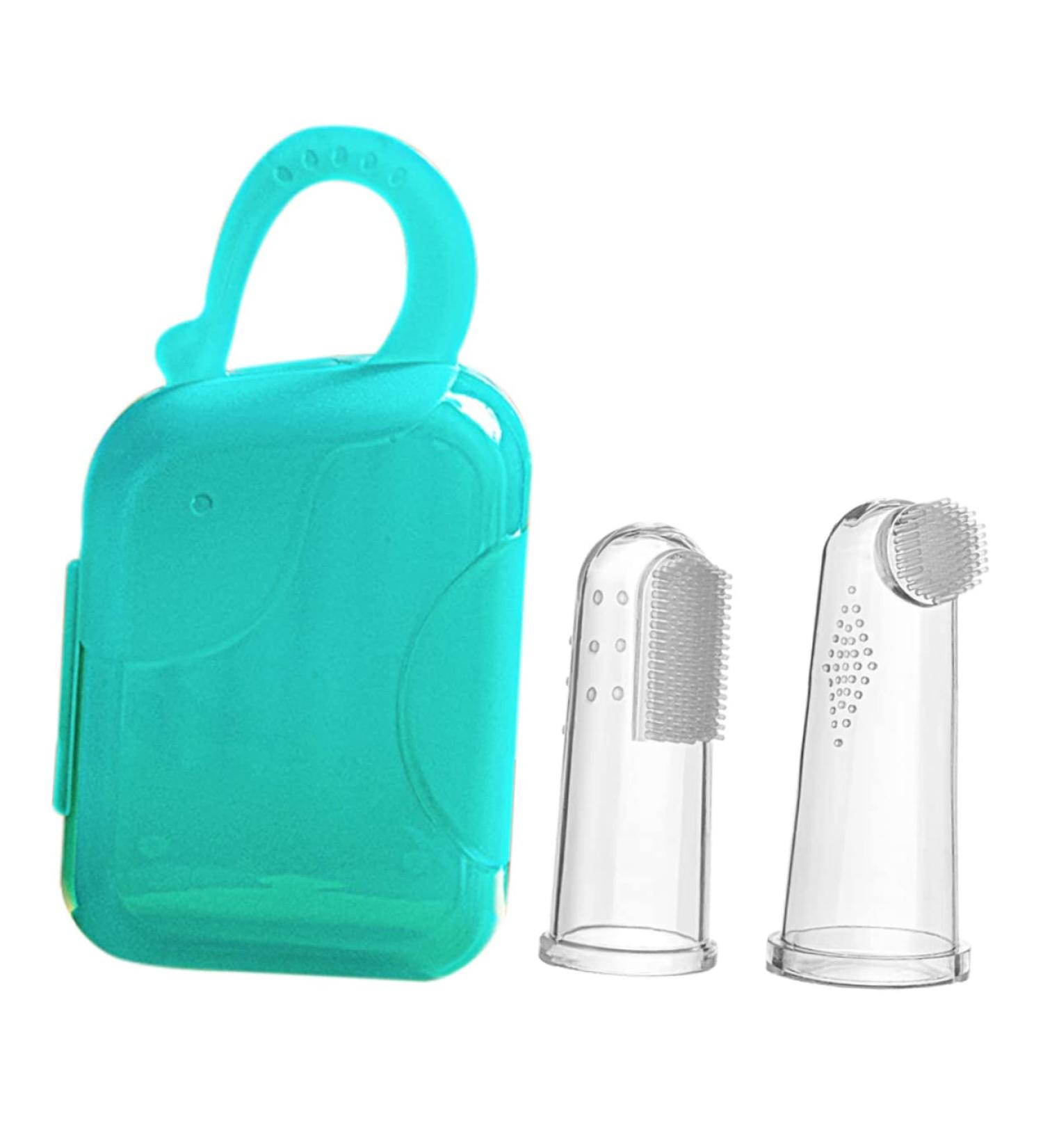 Frcolor Toddler Finger Toothbrush Set - Gentle Oral Care for Kids | Effective Finger Tooth Cleaners for Healthy Smiles - Buy Online on GoSupps.com