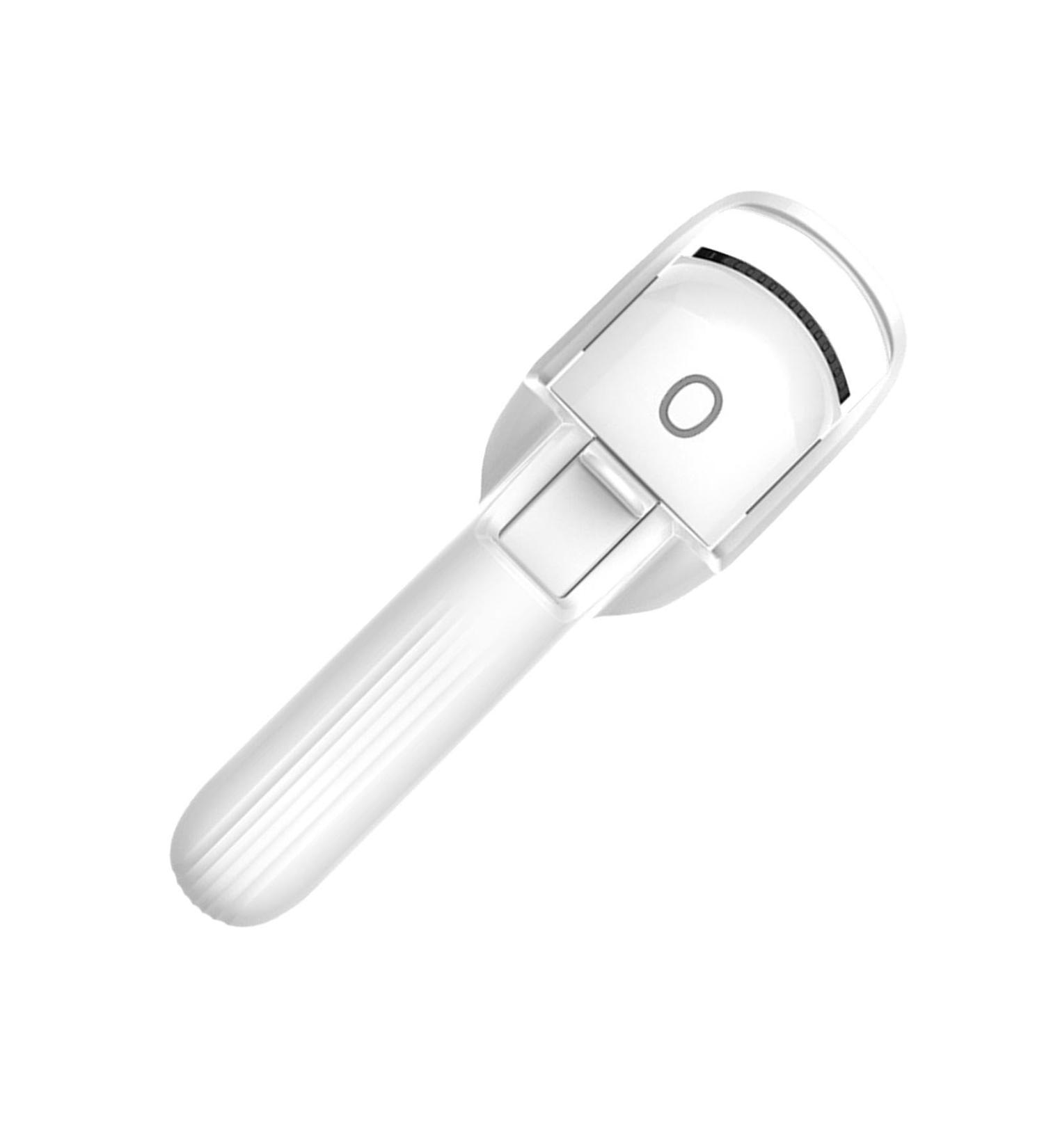 Portable Lash Curling Tool Rapid Heat Up Eyelash Curler Quick Natural Lashes Curler | 3 Modes Silicone Pad for Quick Natural Eye Lashes Portable Eyelash Curler with Temperature Control White - Buy Online on GoSupps.com