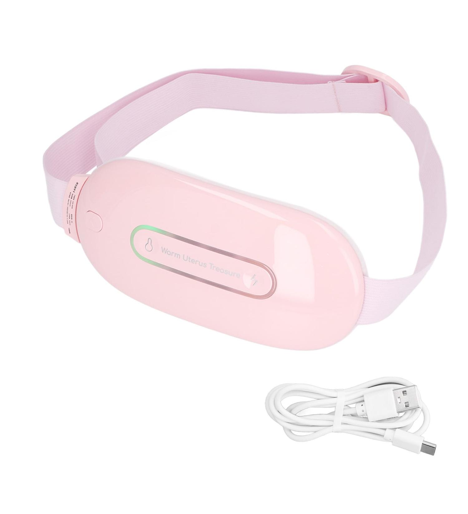 Buy XCELLO Women's Electric Heating Belt - Fast Warming Intelligent Massage 3 Courses - Comfortable Pink Waist Belt for Menstrual Relief - Buy Online on GoSupps.com