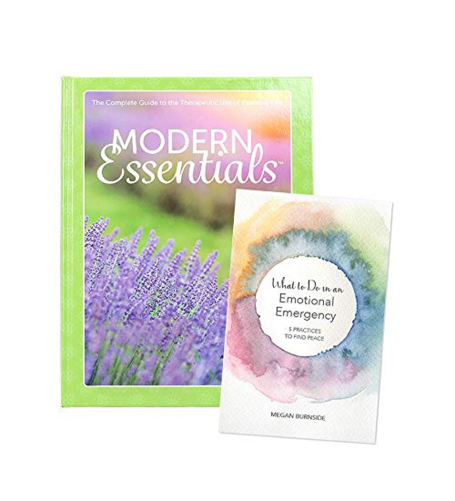 Modern Essentials 10th Edition Essential Oil Reference Book Featuring doTERRA Oil Names New 2018 Oils & What to do in an Emotional Emergency: Five Practices to Find Peace by Megan Burnside 2016 - Buy Online on GoSupps.com