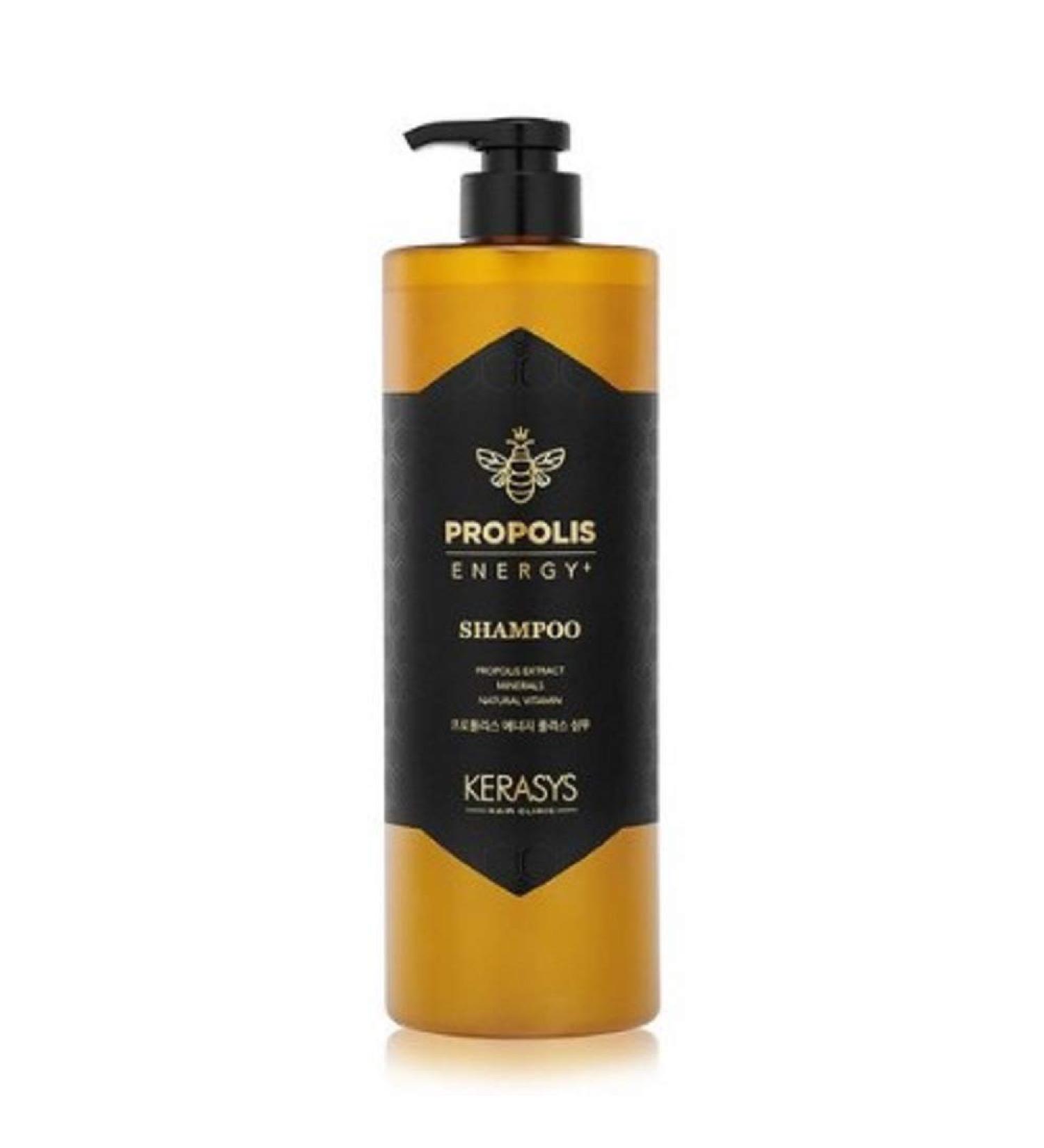 Kerasys Hair Clinic Propolis Shampoo 1000ml - Shine & Healthy Hair Care with Natural Vitamins & Minerals - Buy Online on GoSupps.com