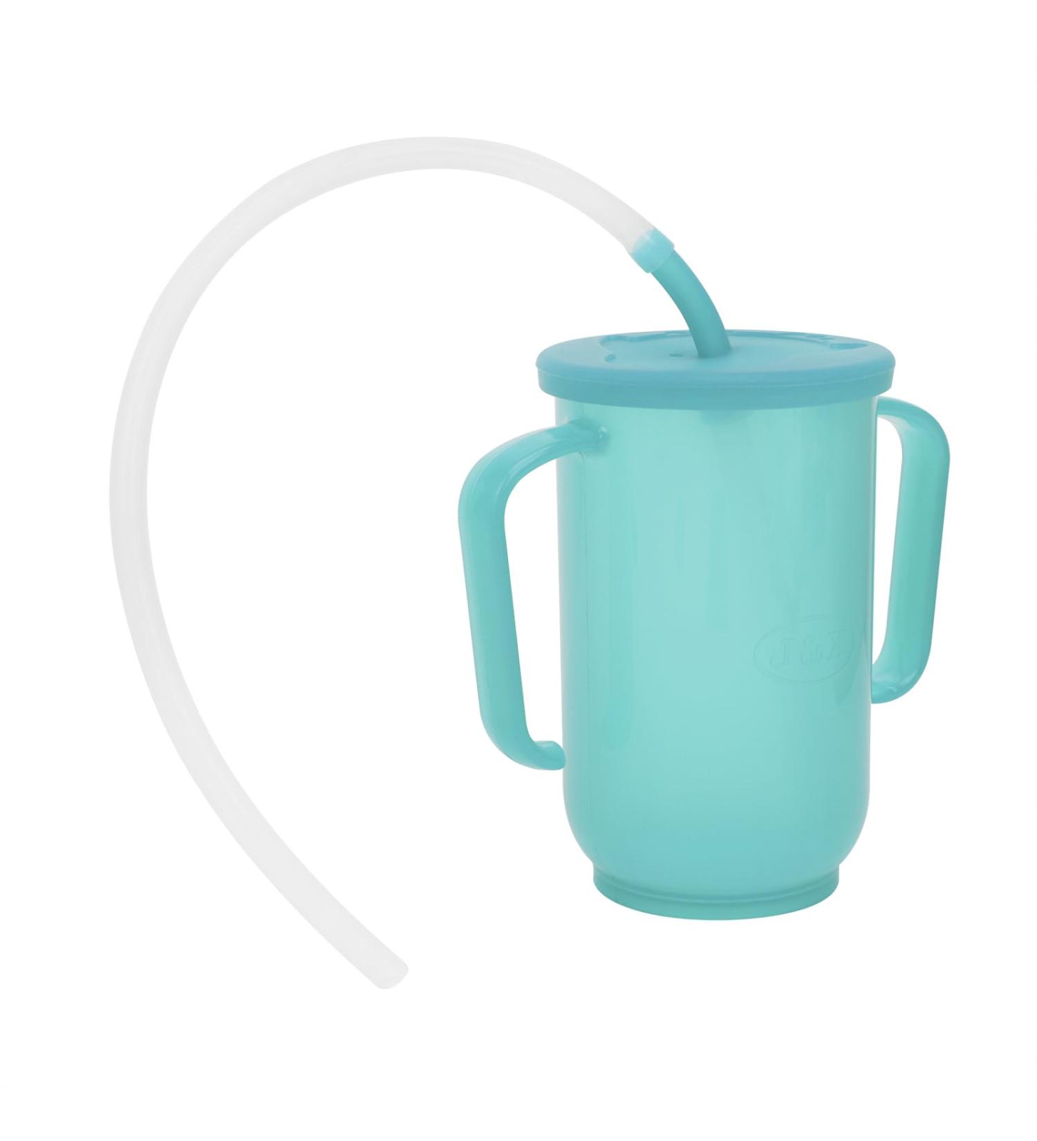 Akzoeyheasst Leak-Proof Beak Cup with Straw & Handles | Drinking Aid for Seniors & Pregnant Women - Buy Online on GoSupps.com