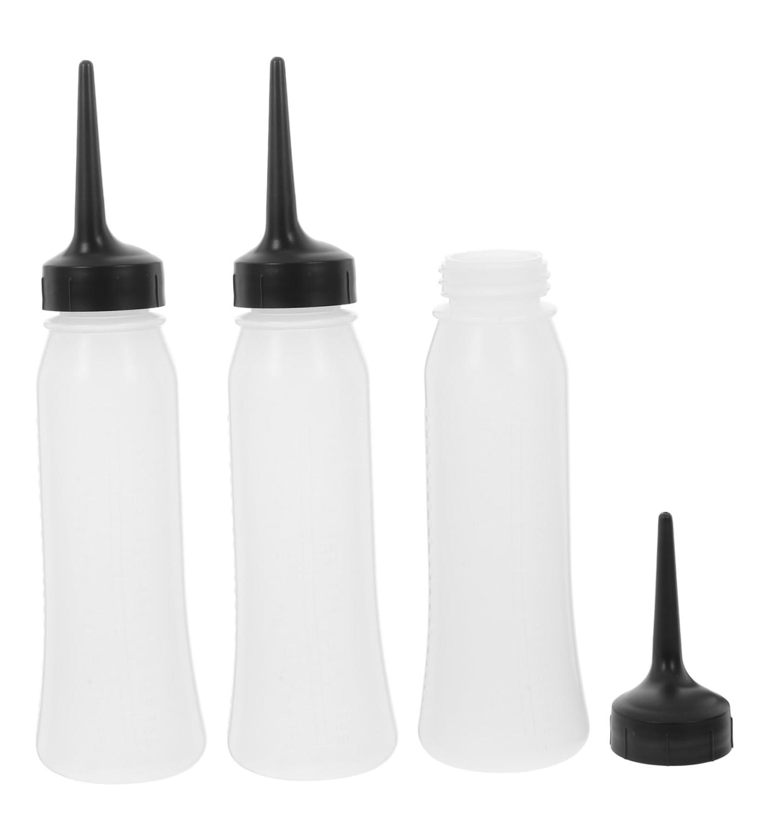 POPETPOP 3 pi ces Bouteilles Applicatrices Squeeze pour Coloration et Coiffage Flacons Gradu s PP pour Cosm tiques et Teintures Capillaires - Buy Online on GoSupps.com