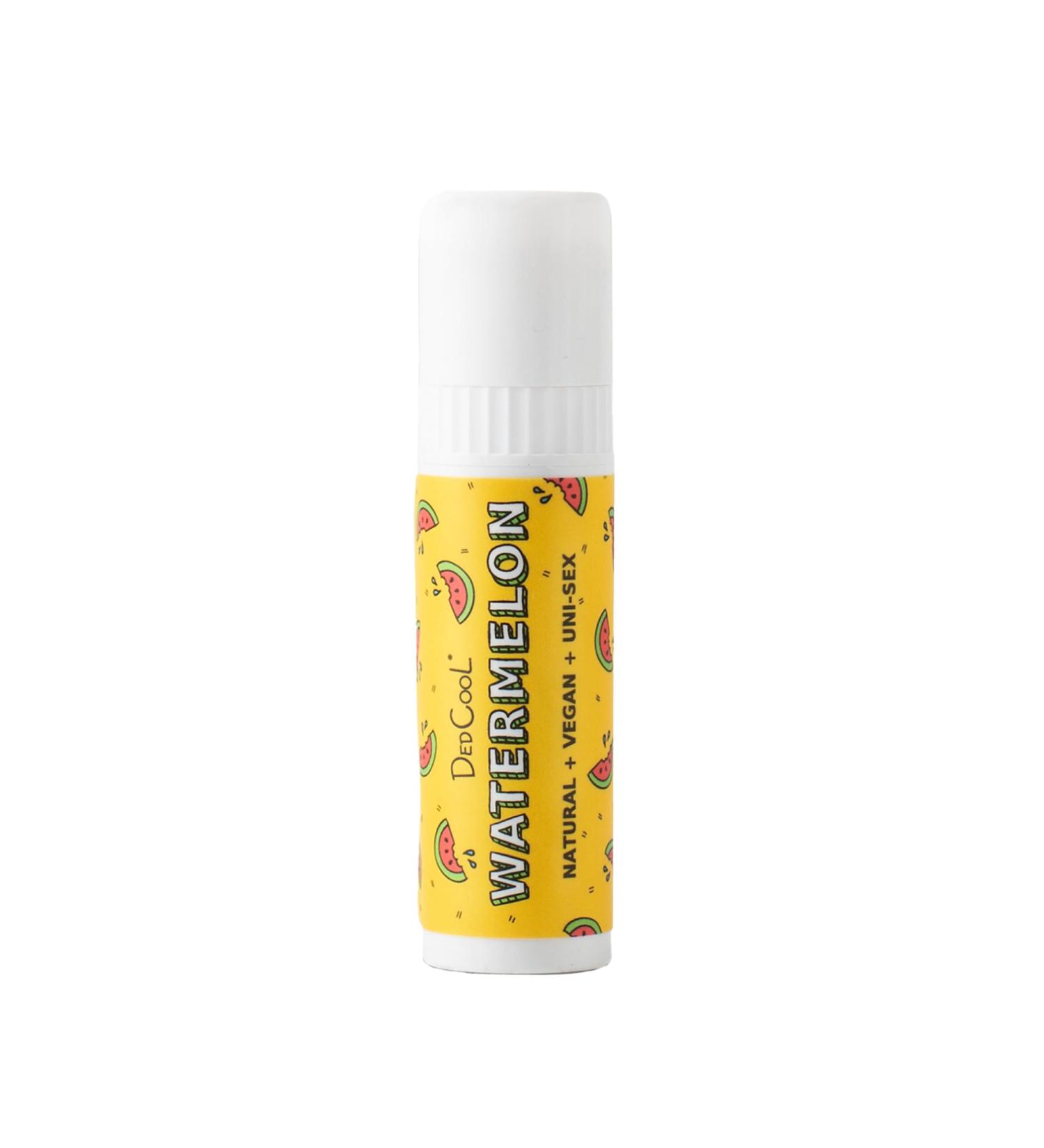 DedCool Watermelon Lip Balm Stick - Jumbo Vegan & Natural Coconut Oil for Long Lasting Moisturization - Hydrates Dry & Chapped Lips - Buy Online on GoSupps.com