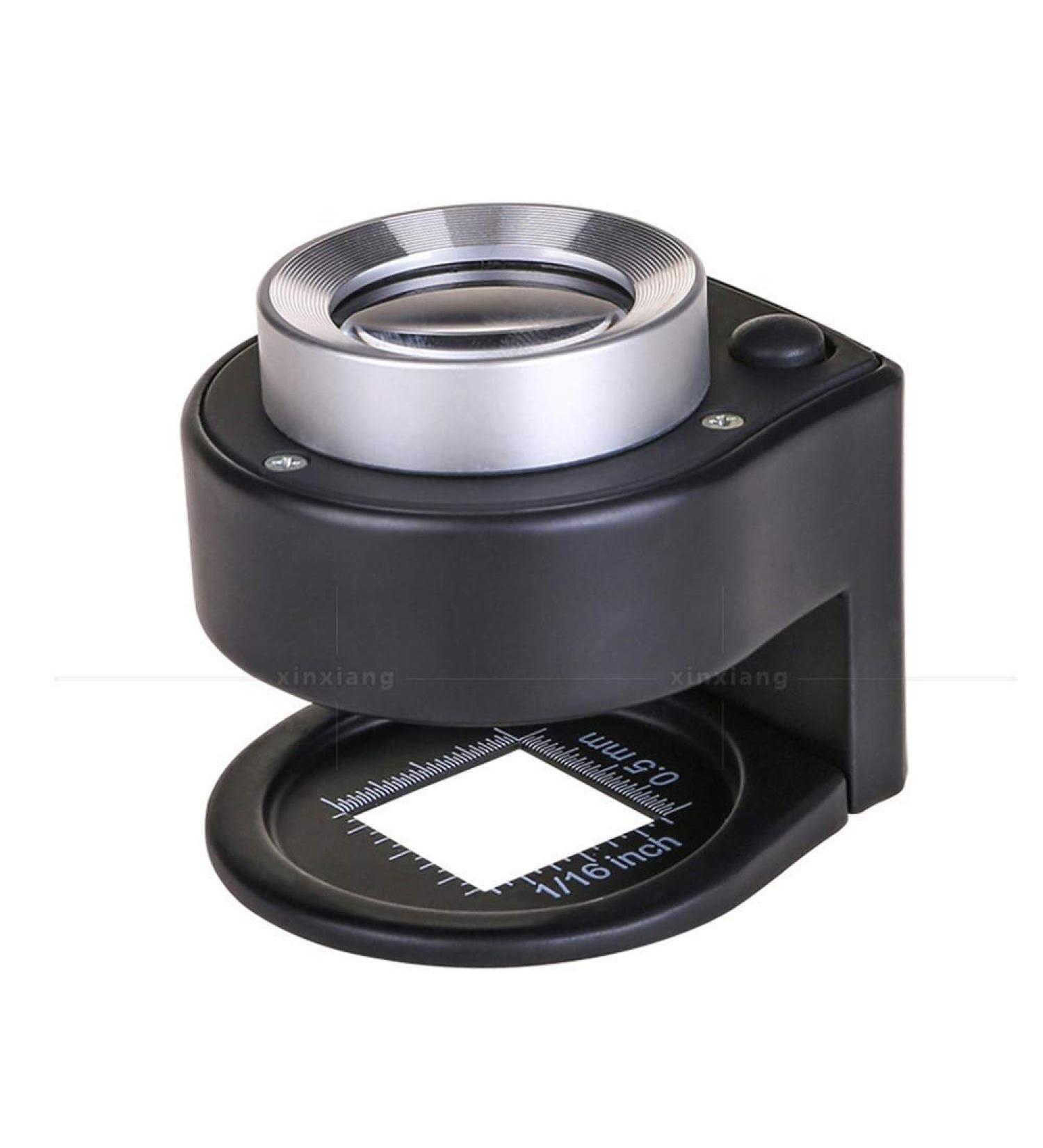 Glass Folding Glass Metal Magnifier with 6LED Lamp Loupe Black 30x Enlarged Mirror Magnifier for Reading Made in China - Buy Online on GoSupps.com
