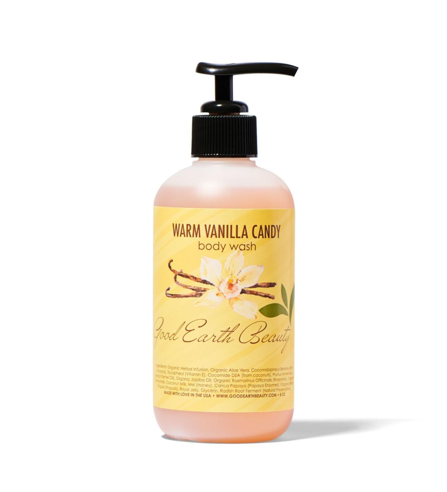 Body Wash - Warm Vanilla - Natural - 8 Ounce