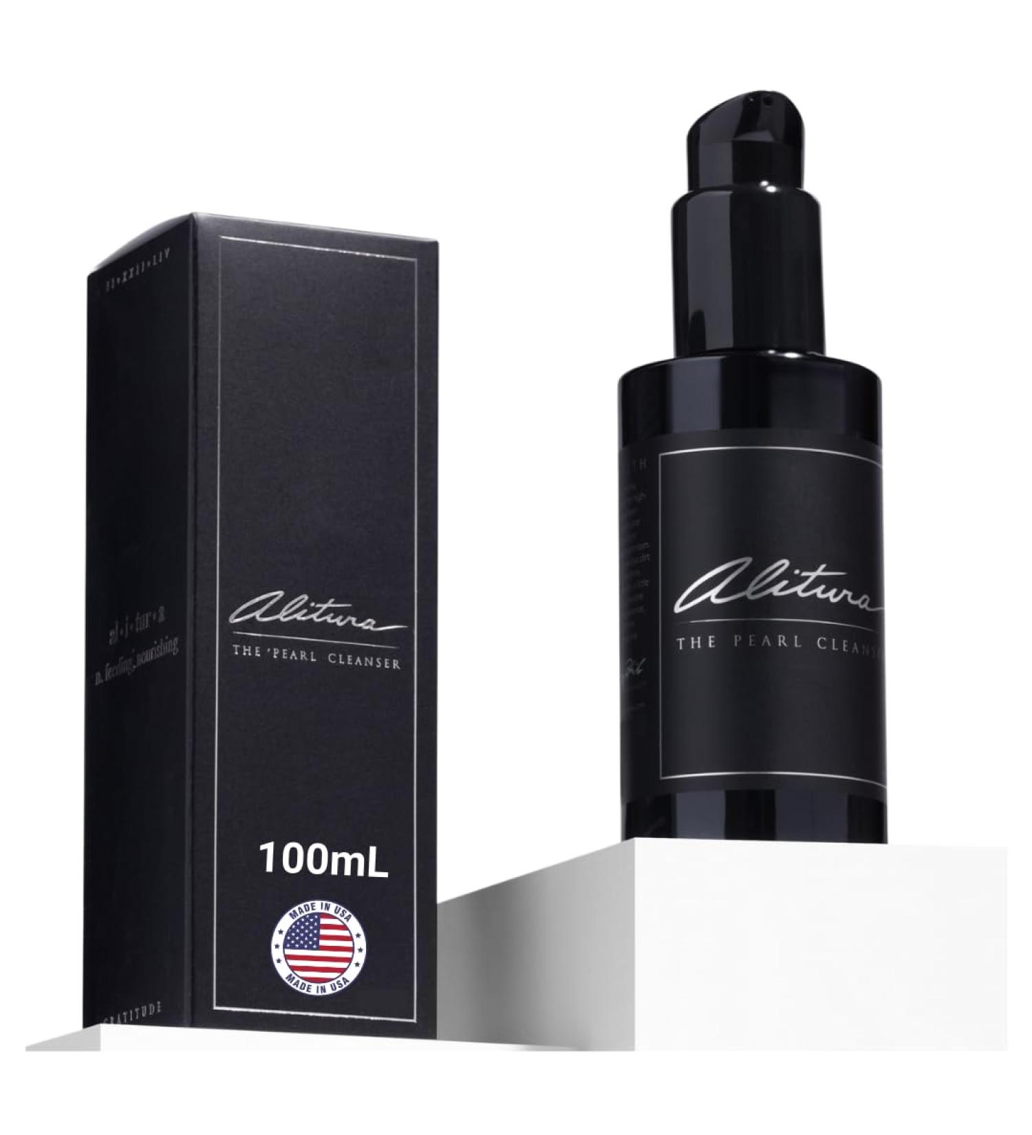 Alitura Pearl Facial Cleanser for Men & Women 100 ml Anti-Aging Face Wash with Marine Collagen Sea Kelp & Organic Botanicals Hydrating Gentle Exfoliant for Clear Smooth Skin 3.4 oz Travel Size 3.4 Ounce (Pack of 1) - Buy Online on GoSupps.com