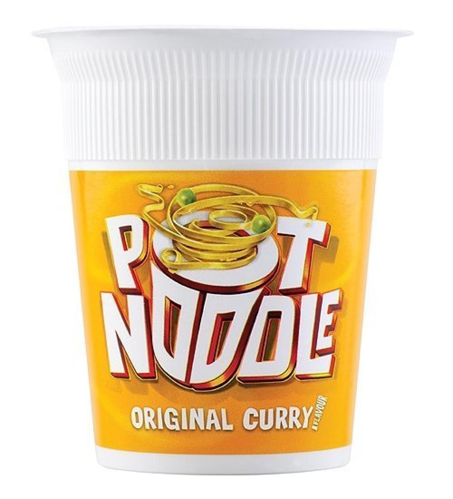 Pot Noodle Original Curry 90 G (Pack of 12) by Pot Noodle