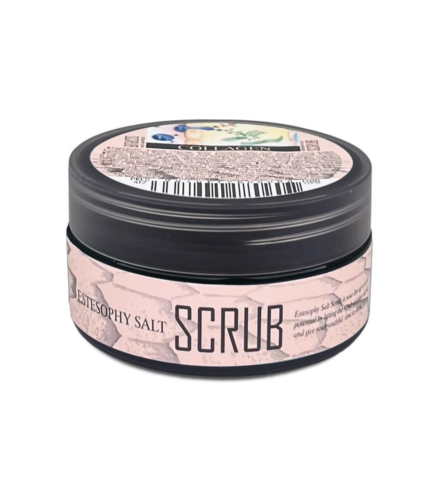 Estesophy Salt Scrub_Collagen Korean Salt Body Scrub Salt Massge Salt Soap Body Care Collagen Salt Shower 4.2oz (120g) - Buy Online on GoSupps.com