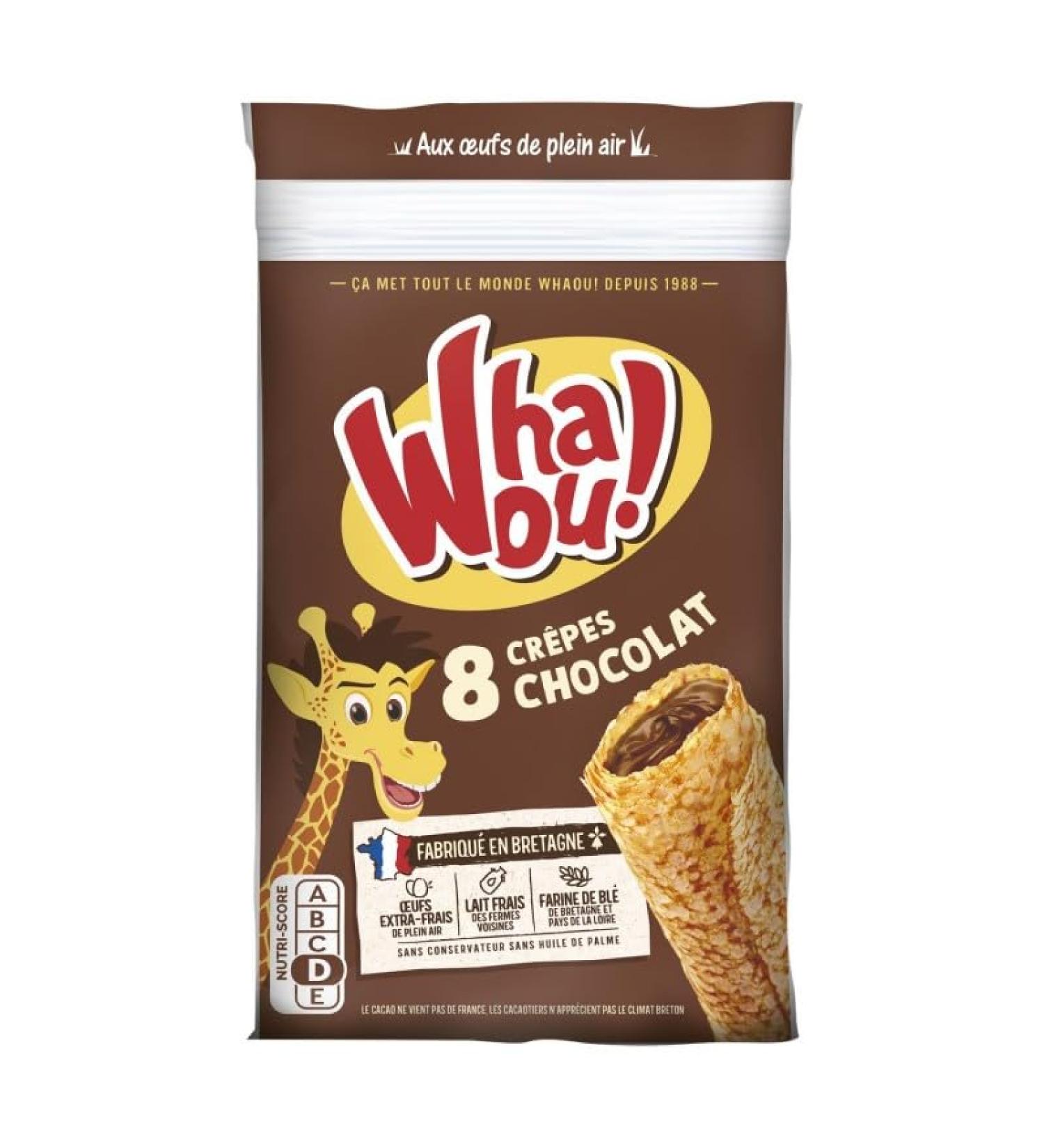 D lices Gourmands: Cr pes Chocolat es Fondre x8 256g - Wow vos Papilles! Moelleuses et D licieusement Chocolat es - Retrouvez le Go t du Waou - Le Lot De 4