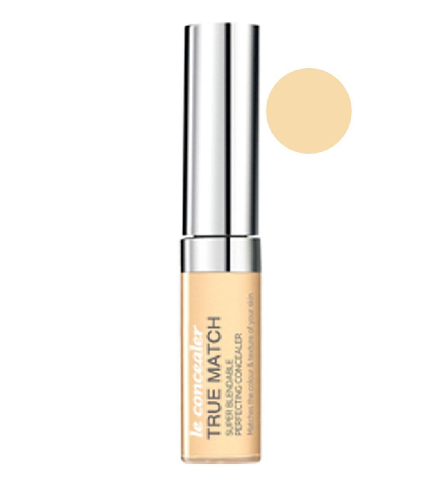 L'Oreal Paris 2 x L'Oreal Paris True Match Skin Tone Correcting Concealer 5ml - 1 Ivory