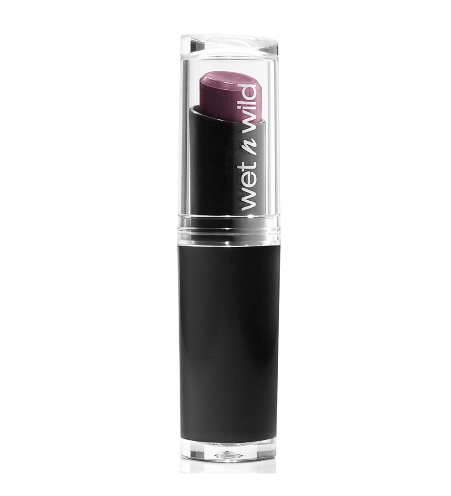 WET N WILD MegaLast Lip Color Lipstick - long-lasting & semi-matte color - Ravin' Raisin shade - 100% Cruelty Free - Vegan product - Buy Online on GoSupps.com