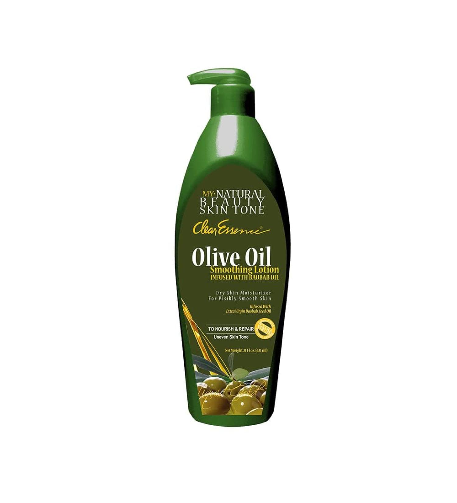 Clear Essence MNB Skin Tone Olive Oil Smoothing Lotion 21oz - Buy Online on GoSupps.com