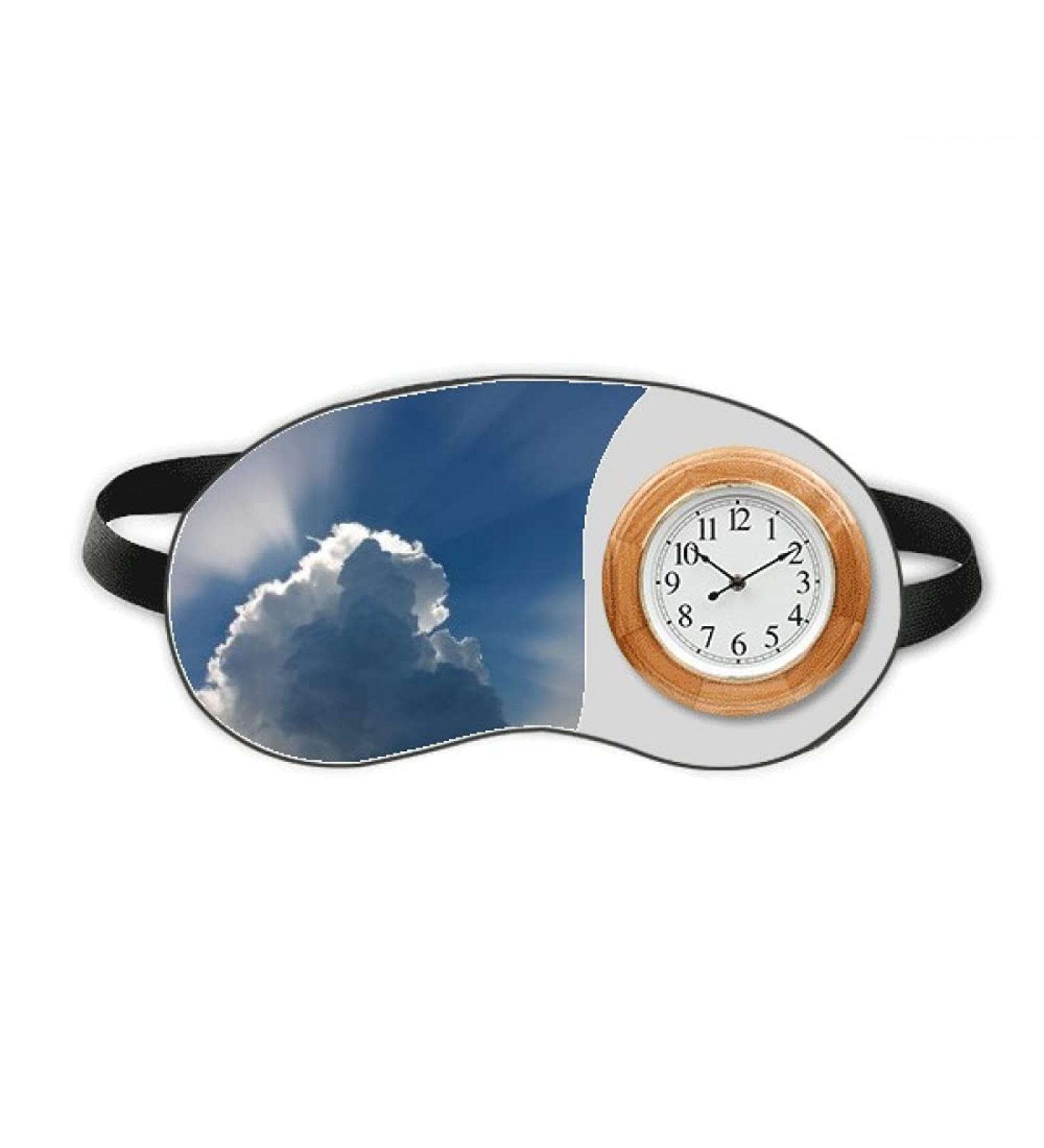 Sunshine Dark White Clouds Sleep Eye Mask - Travel Shade Cover for Head & Clock - Buy Online on GoSupps.com