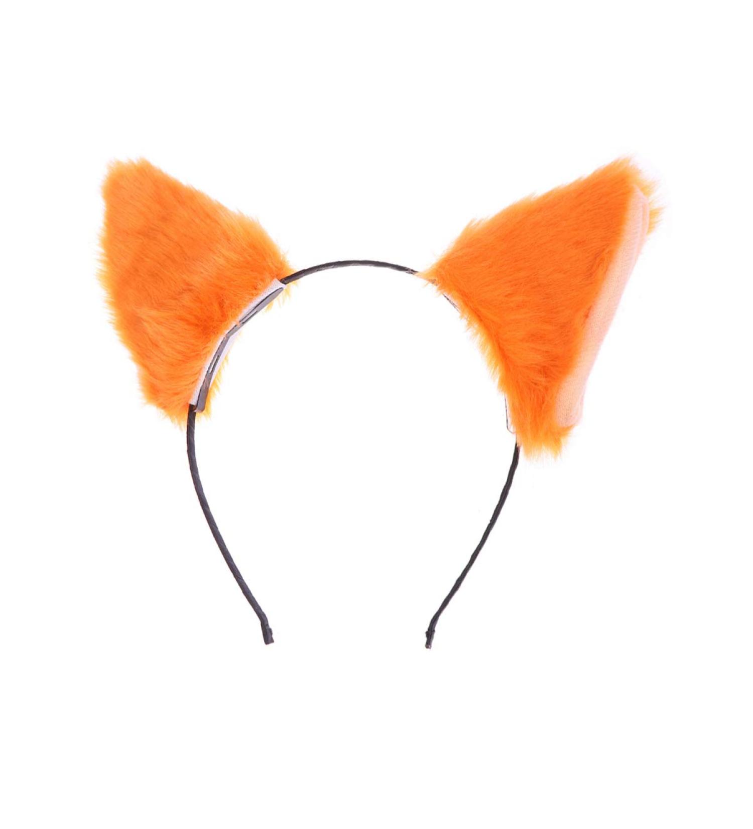 Lurrose Fox Ears Headband - Cute Plush Animal Hair Band for Kids, Girls & Women - Birthday Party Cosplay Accessory (Orange) - Buy Online on GoSupps.com