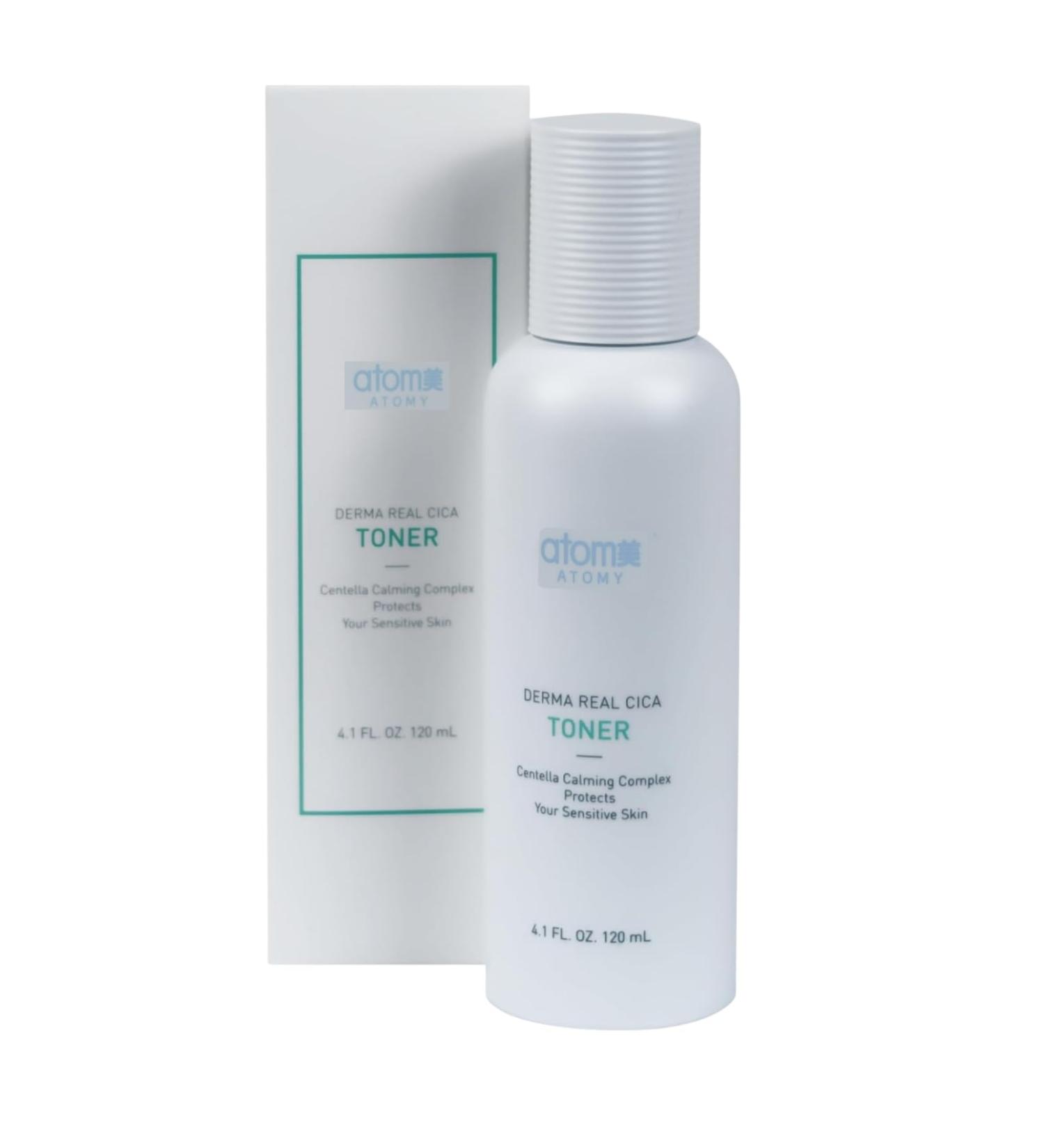 A.t.o.m.y. Derma Real CICA Toner - Korean Hydrating Facial Toner for All Skin Types - Soothing Face with Centella Extract - Moisturizing Skin Barrier Support Korean Skin Care - Ideal for Women - Buy Online on GoSupps.com