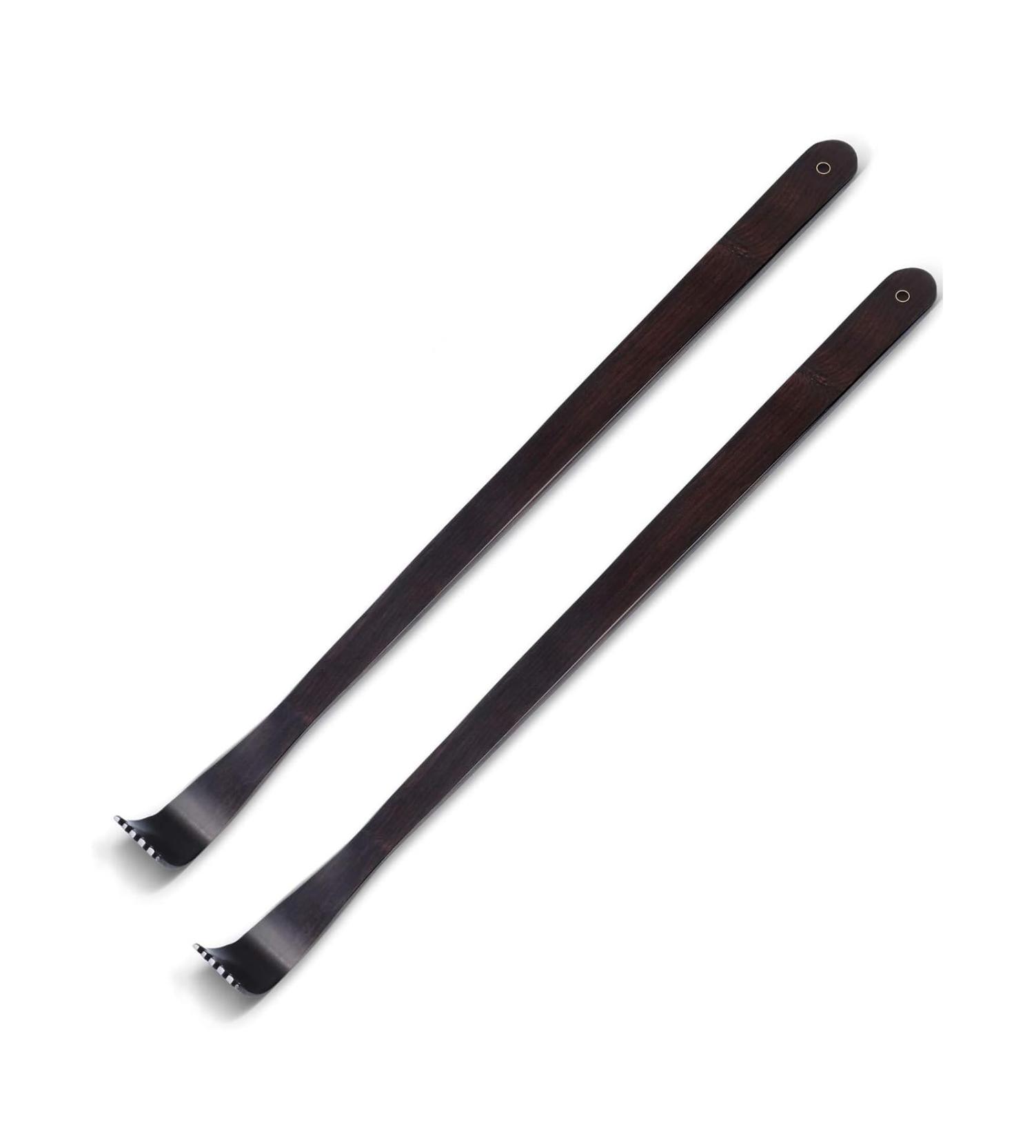 Richdmi 2-Piece Wooden Back Scratcher Set | Long Handle Handheld Massagers for Instant Itch Relief & Body Relaxation - Buy Online on GoSupps.com