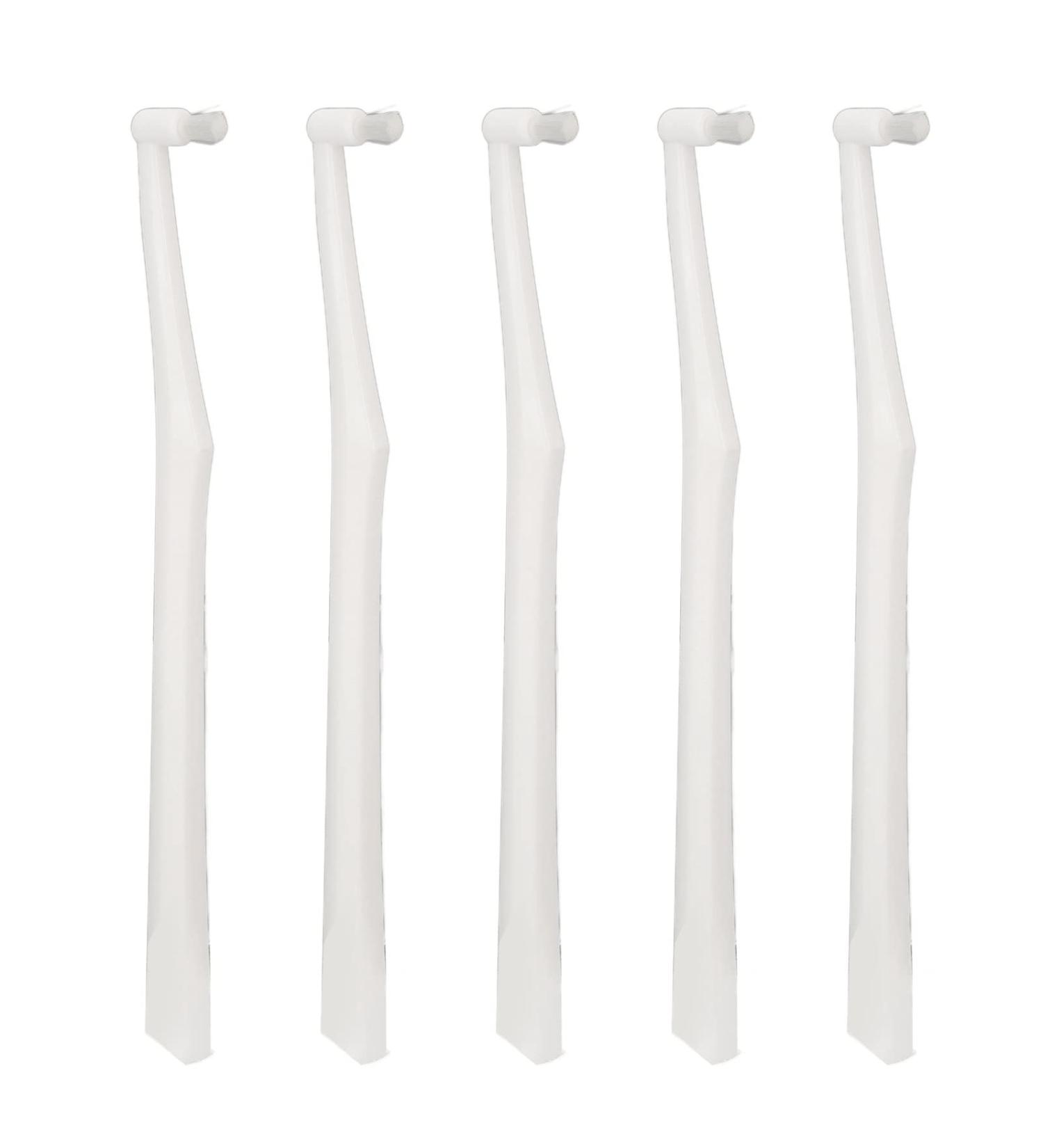 5PCS Soft Bristle Tuft Toothbrush for Orthodontic Care | Remove Stubborn Stains | Interdental Cleaning Tool (White) - Buy Online on GoSupps.com