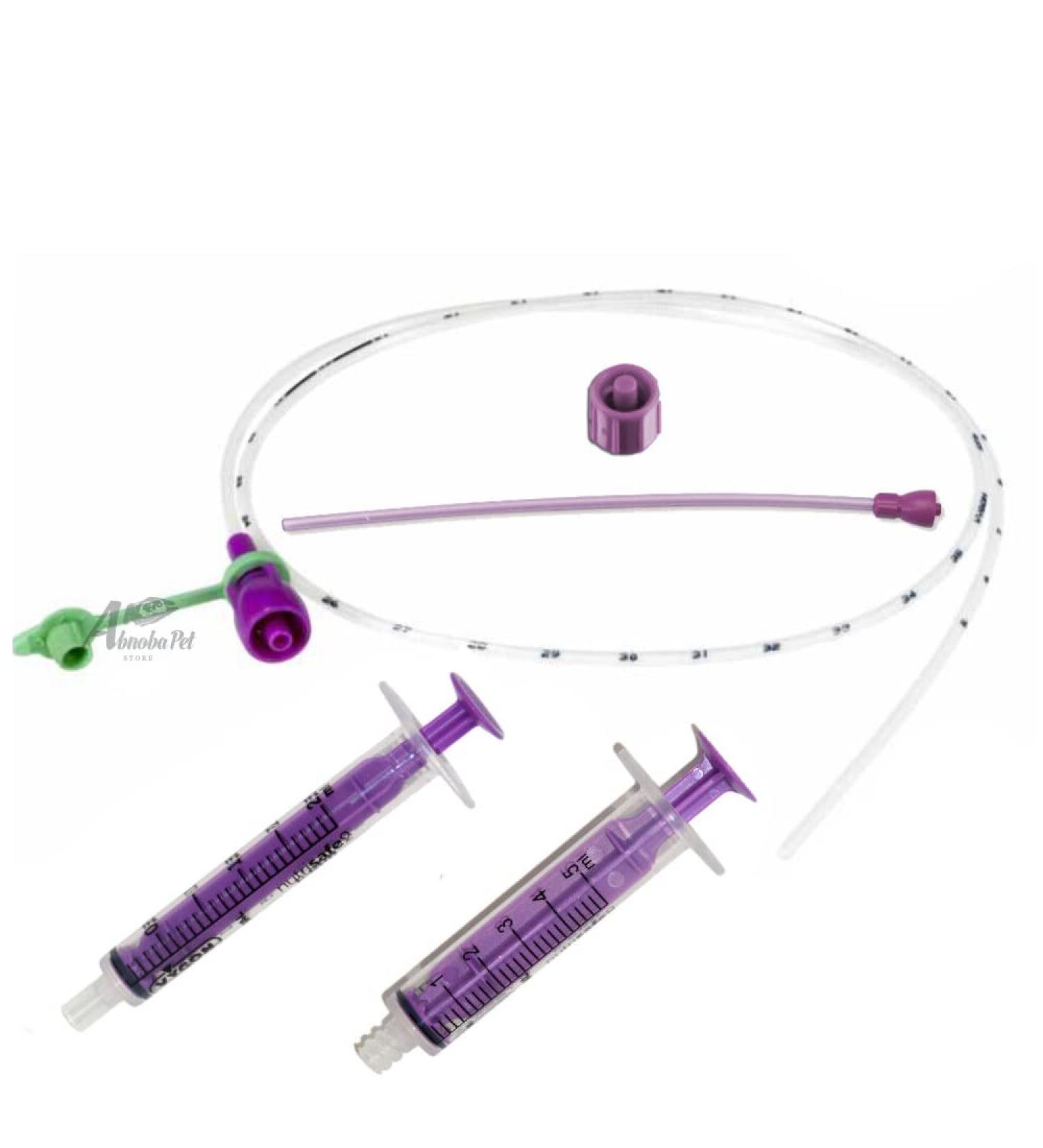4 French Sterile Tube Feeding Kit Milk Syringes Whelping Pup Kitten Sml Animal - Buy Online on GoSupps.com