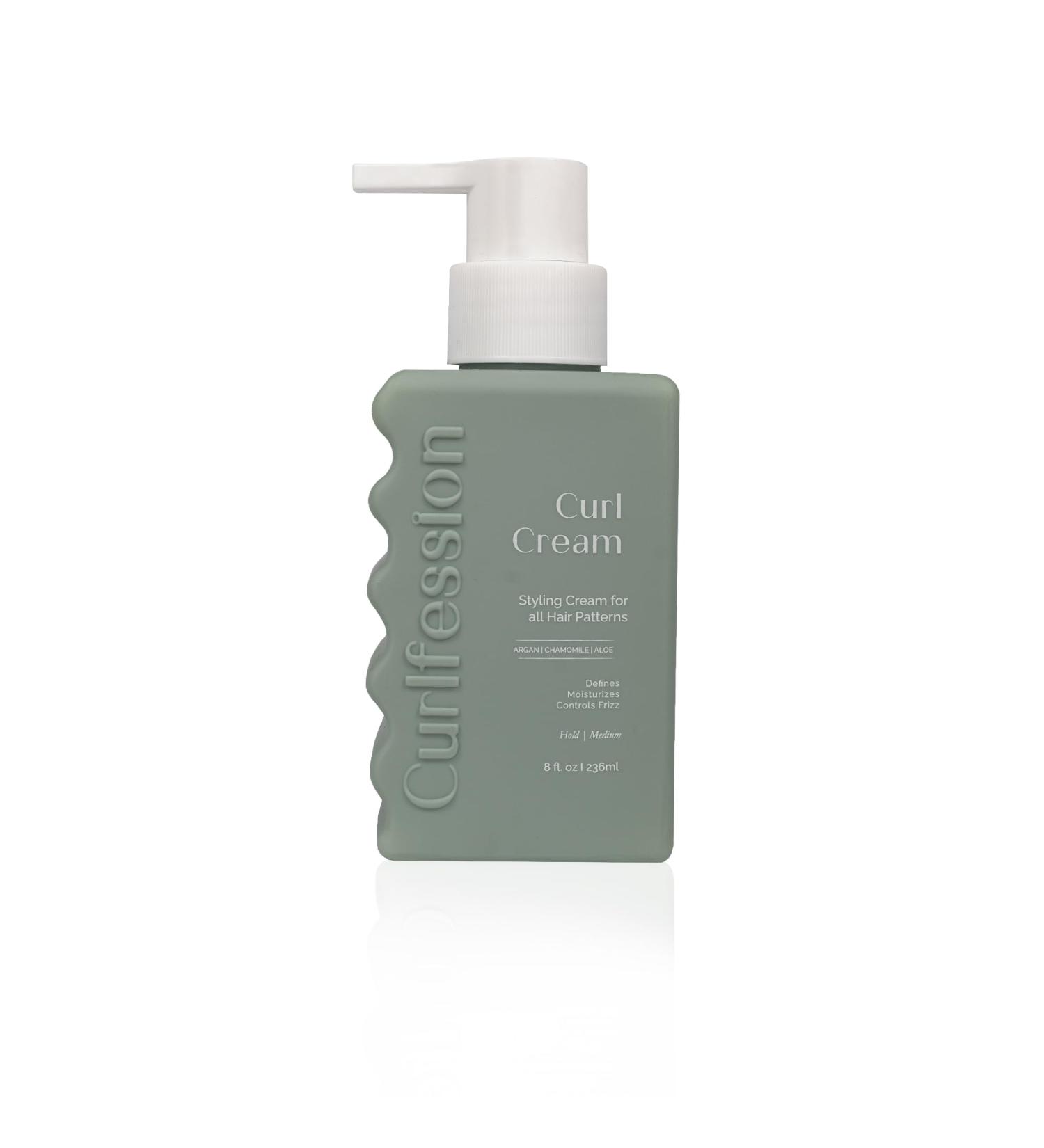 CURLFESSION Curl Cream - Define & Moisturize Curly Hair Control Frizz - 8 Fl. Oz - Buy Online on GoSupps.com