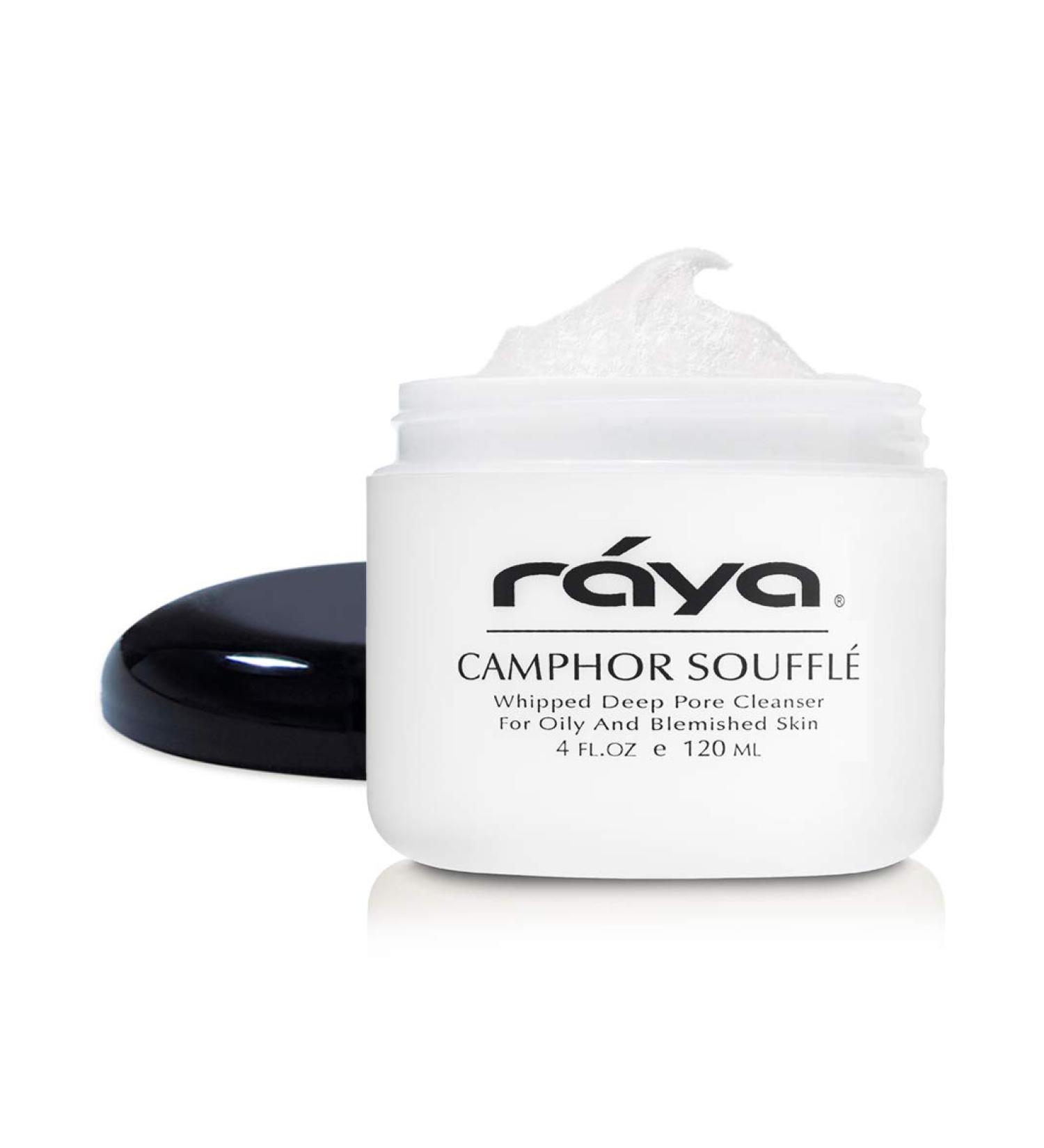 Raya Camphor Souffl Facial Cleanser 4 oz | pH Balanced Face Wash for Oily & Blemished Skin | Reduces Whiteheads Blackheads & Clogged Pores - Buy Online on GoSupps.com