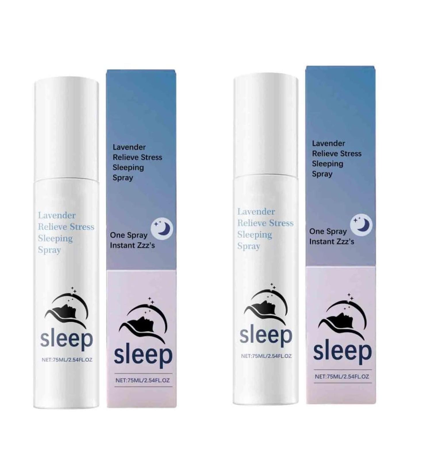2PCS Deep Sleep Pillow Natural Lavender Help Sleeping Relief Anxiety - Buy Online on GoSupps.com