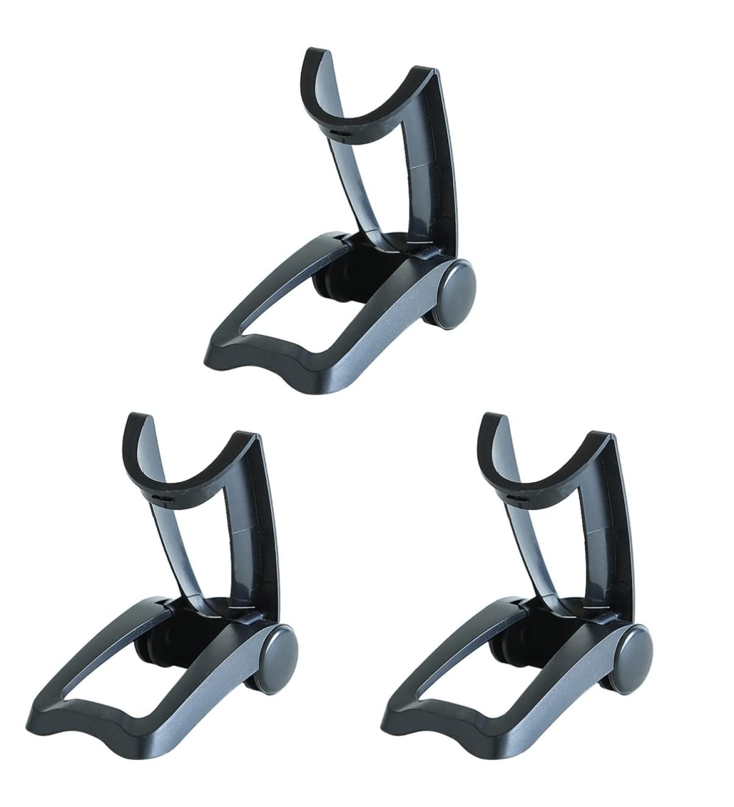 FRCOLOR 3-Piece Self-Adhesive Razor Storage Hooks - Black Electric Shaver Accessories Stand (11x7cm) - Durable & Space-Saving - Buy Online on GoSupps.com