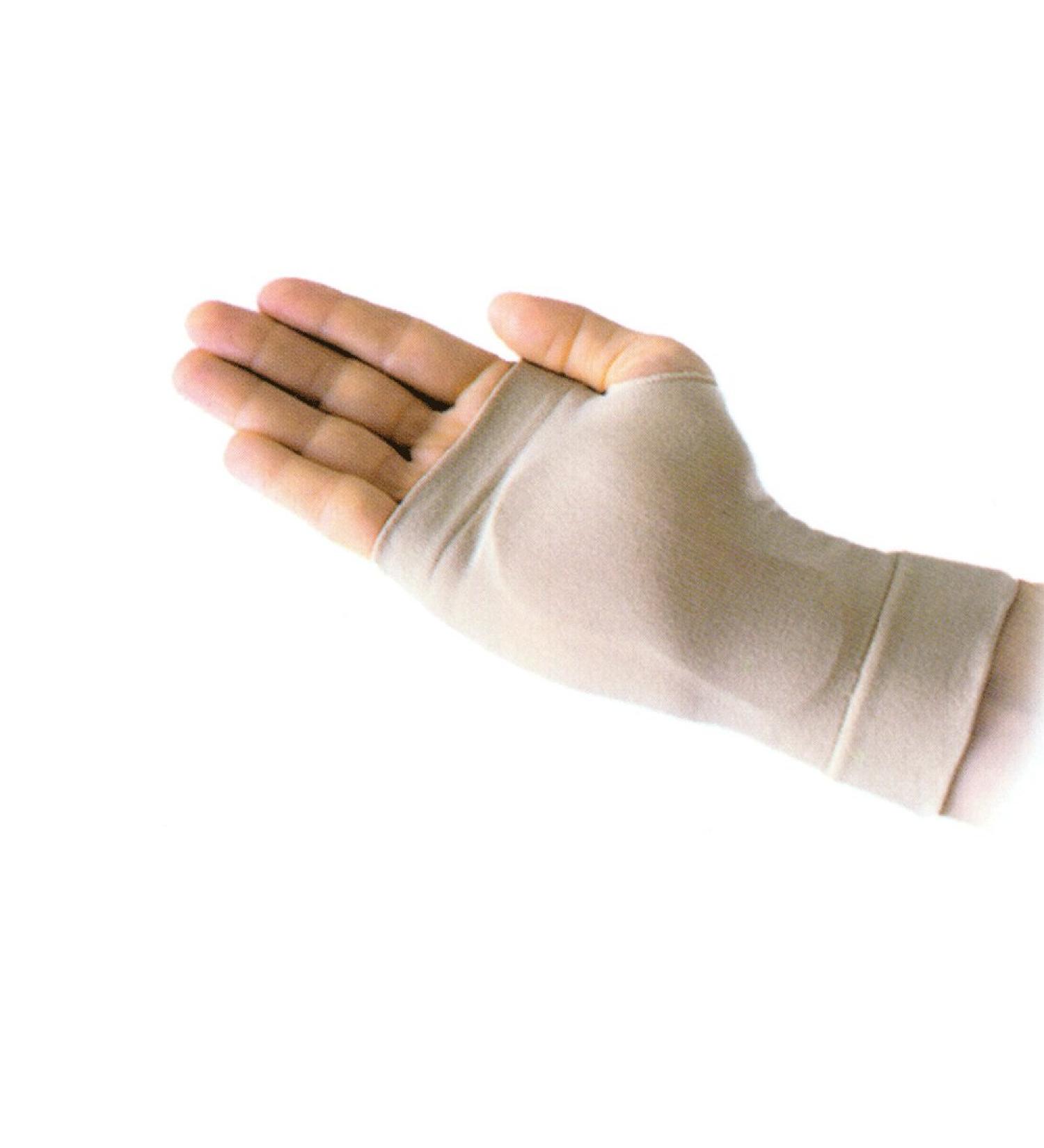 PDC Healthcare ORT4561 Wrist Hand Brace  Carpal Gel Sleeve  Right  Small/Medium  Natural