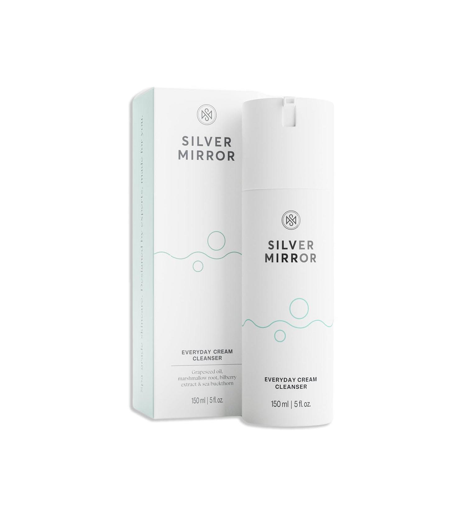 Everyday Cream Cleanser (5 Fl Oz) Facial Cleanser Exfoliating Face Wash Gentle Deep Cleansing Formula Hydrates and Brightens the Skin Face Wash for Women for All Skin Types By Silver Mirror - Buy Online on GoSupps.com