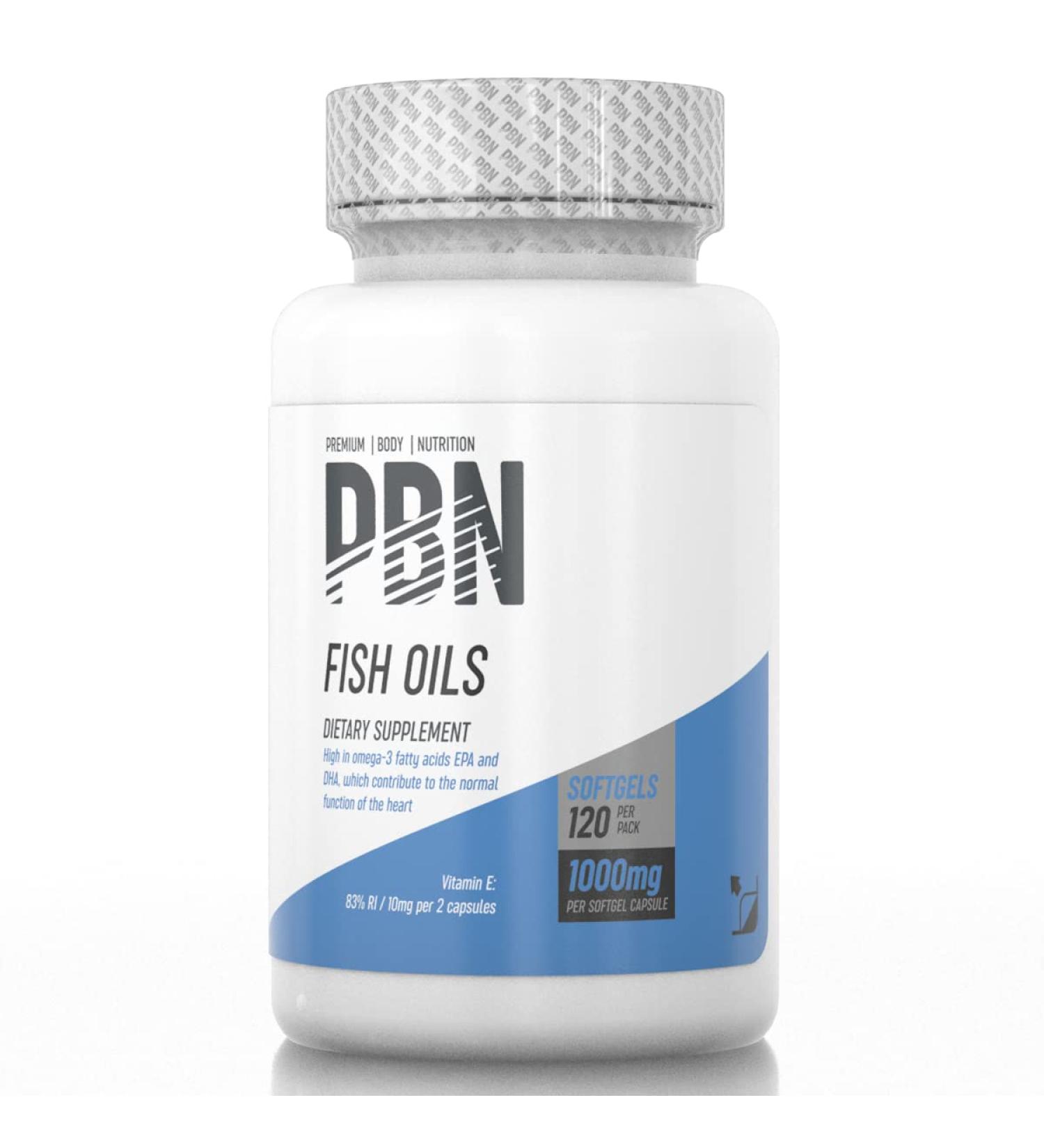  Premium Body Nutrition PBN Softgel Fish Oil 1000mg 18/12 EPA/DHA - Buy Online on GoSupps.com