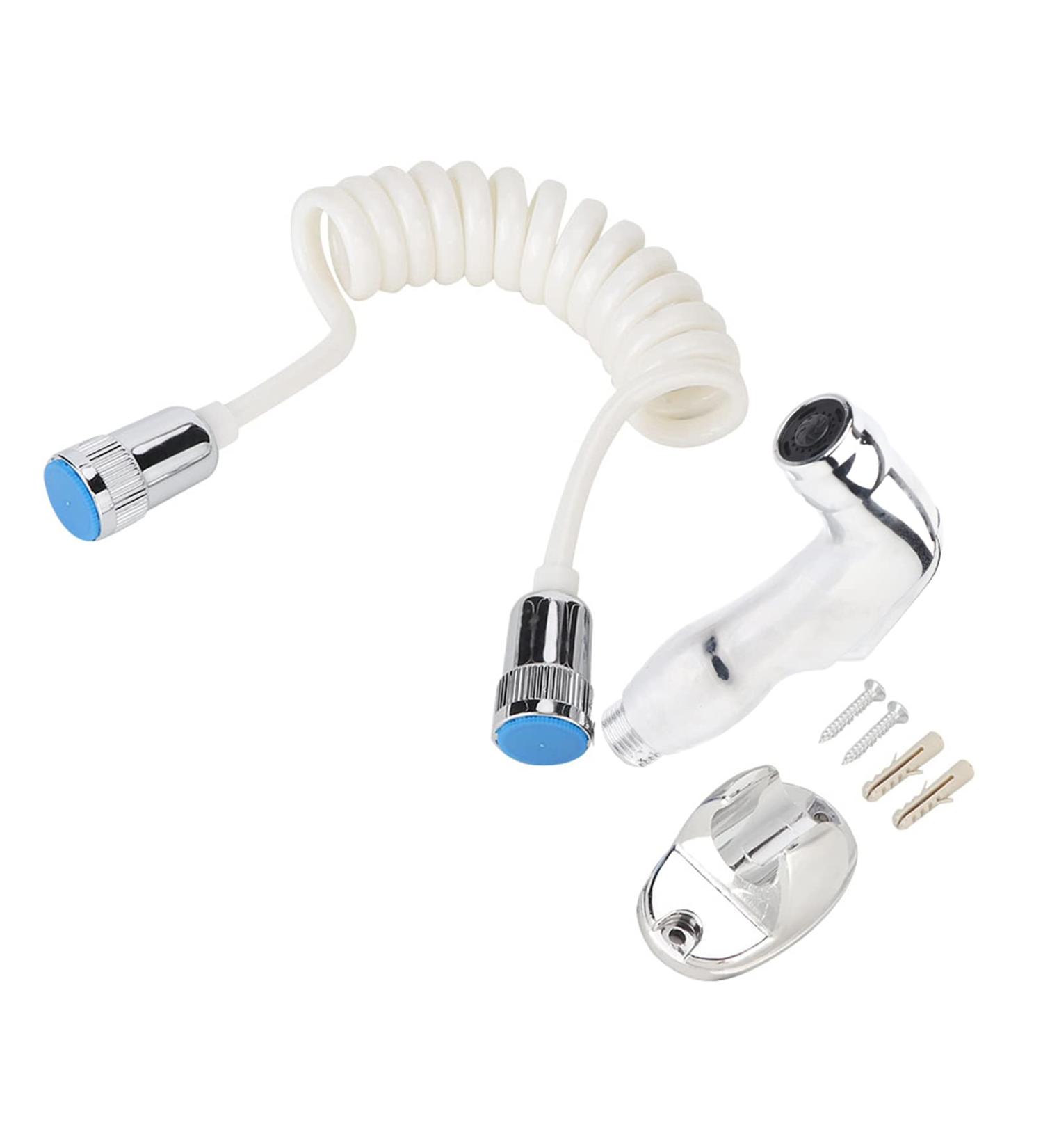 ABS Hand-Held Toilet Bidet Shower Head | G1/2 inch BSP | PU Spring Tube - International Shipping Available - Buy Online on GoSupps.com