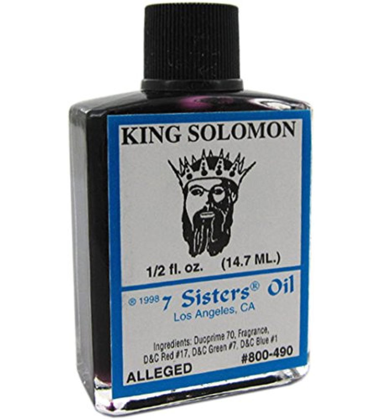 INDIO 7 Sisters of New Orleans Perfumed Anointing Oil - King Solomon 1/2oz