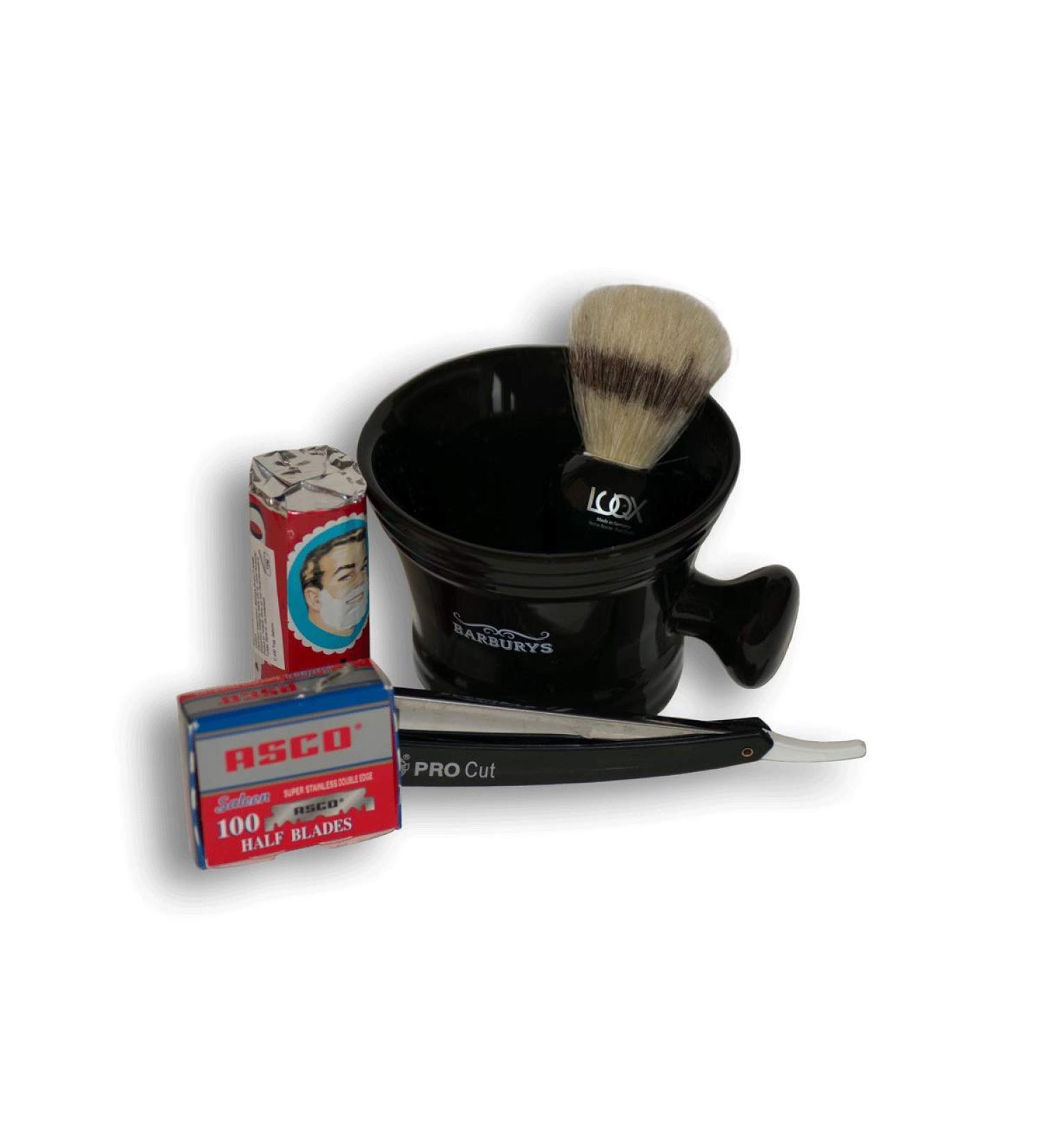 Femmas Shaving Set Large for the classic wet shave 5-piece Gift set 5 pieces