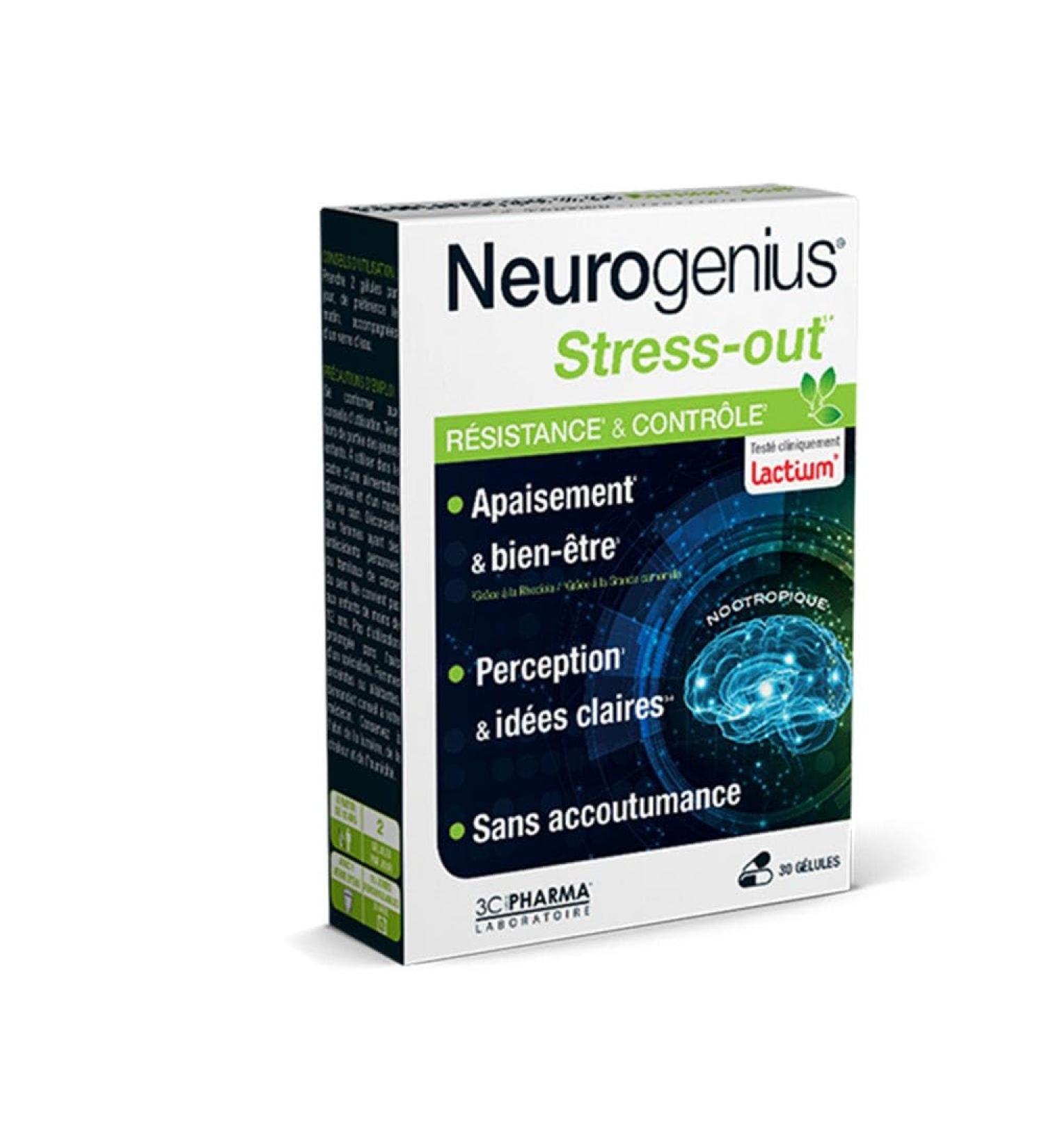 3C Pharma Neurogenius Stress-Out 30 Capsules