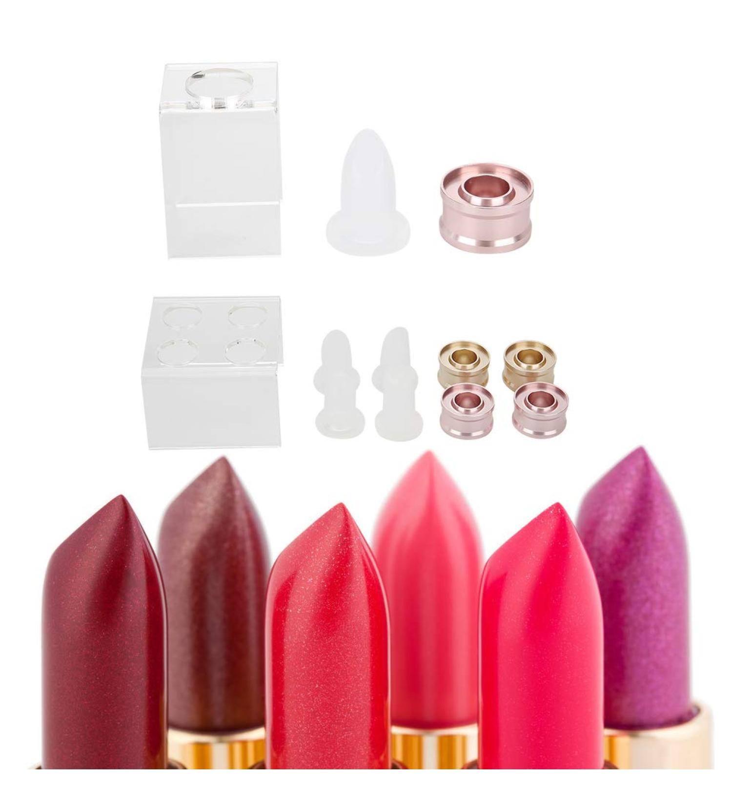 12.1 mm DIY Lipstick Mold Set - Silicone Lip Balm Crafting Tools for Beautiful Lipstick Shapes - Buy Online on GoSupps.com